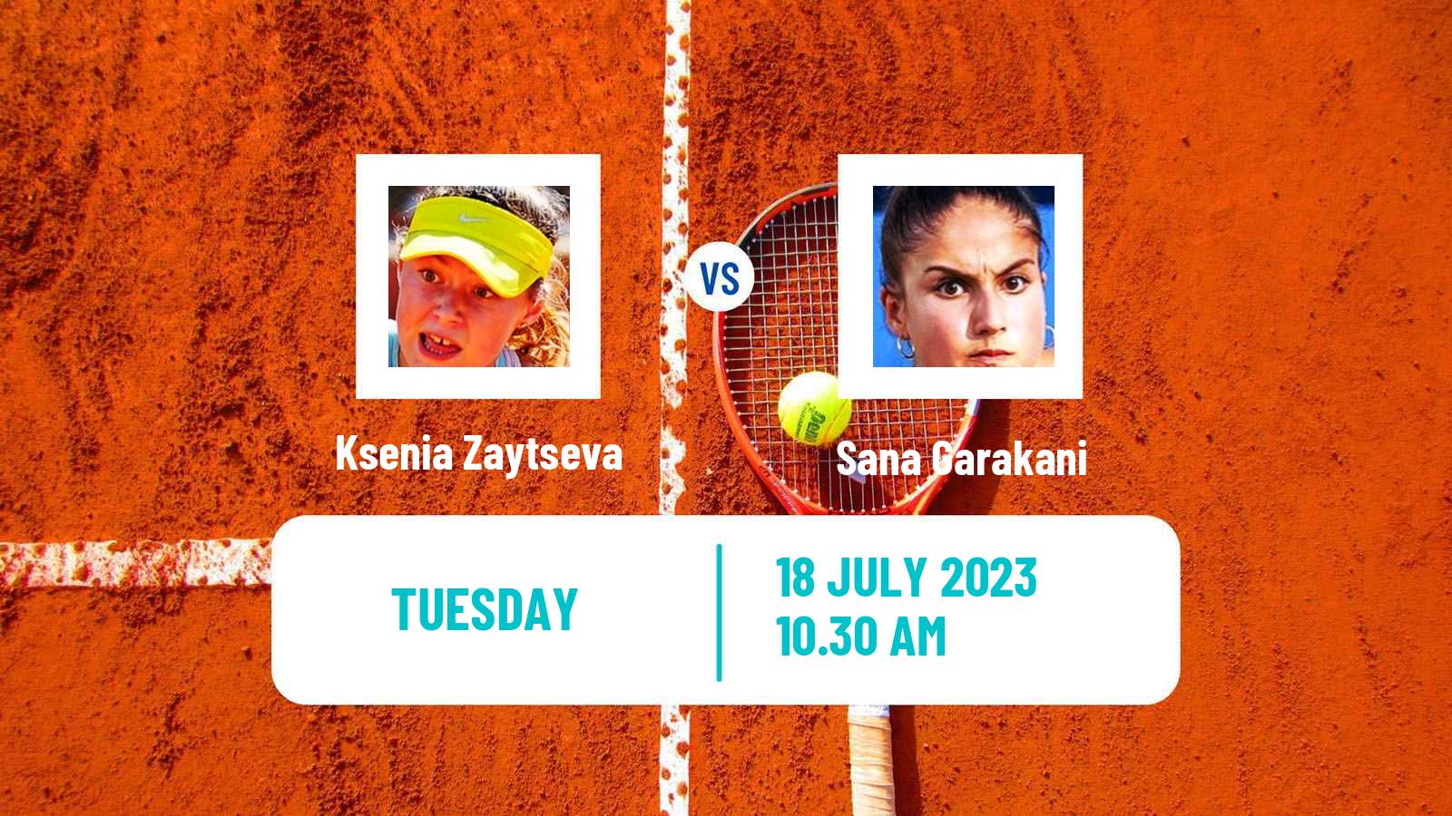 Tennis ITF W40 Porto 3 Women Ksenia Zaytseva - Sana Garakani
