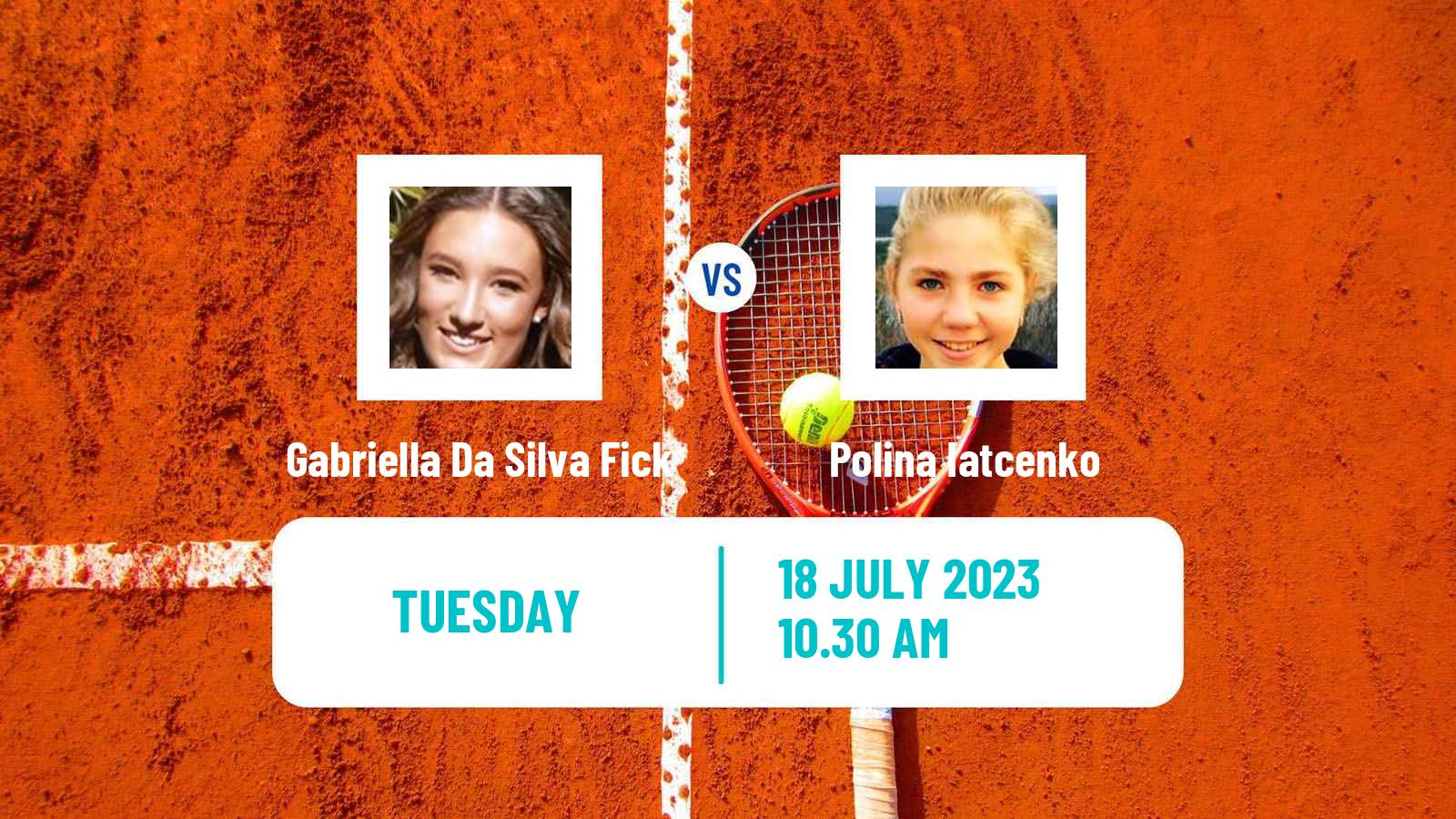 Tennis ITF W40 Porto 3 Women Gabriella Da Silva Fick - Polina Iatcenko
