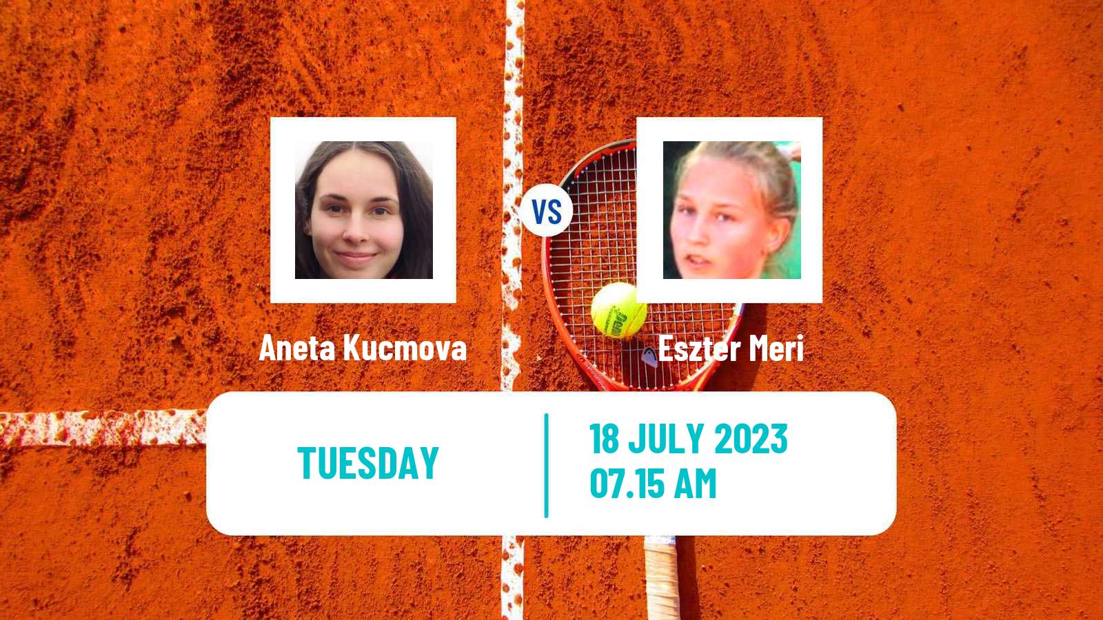 Tennis ITF W60 Olomouc Women Aneta Kucmova - Eszter Meri