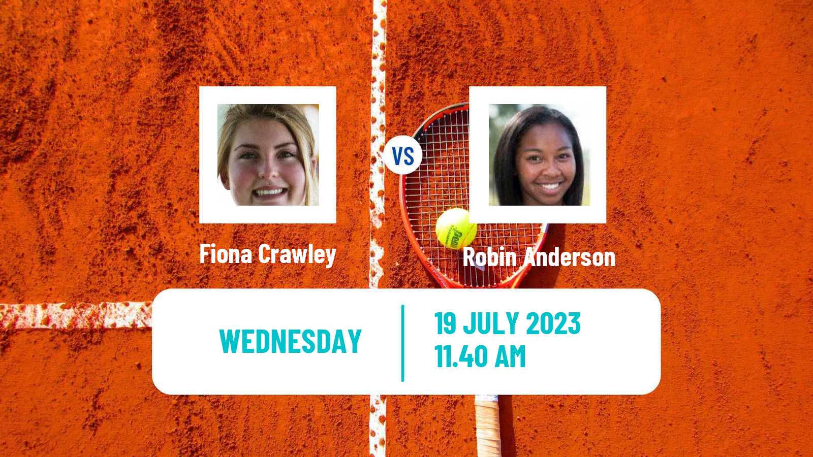 Tennis ITF W60 Evansville In Women Fiona Crawley - Robin Anderson