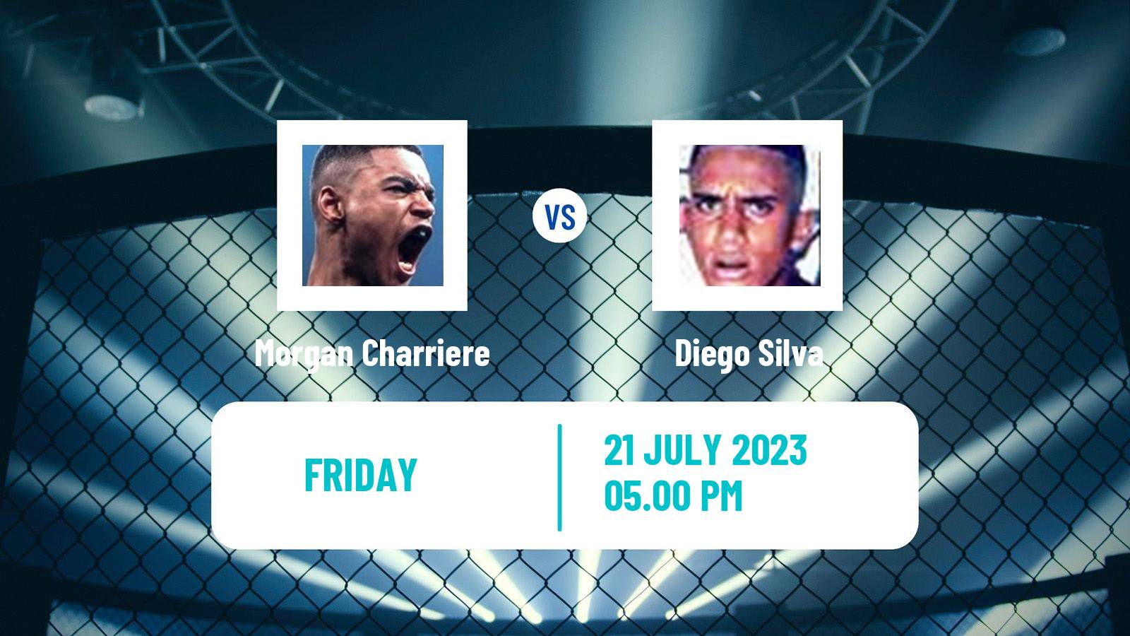 MMA Featherweight Cage Warriors Men Morgan Charriere - Diego Silva