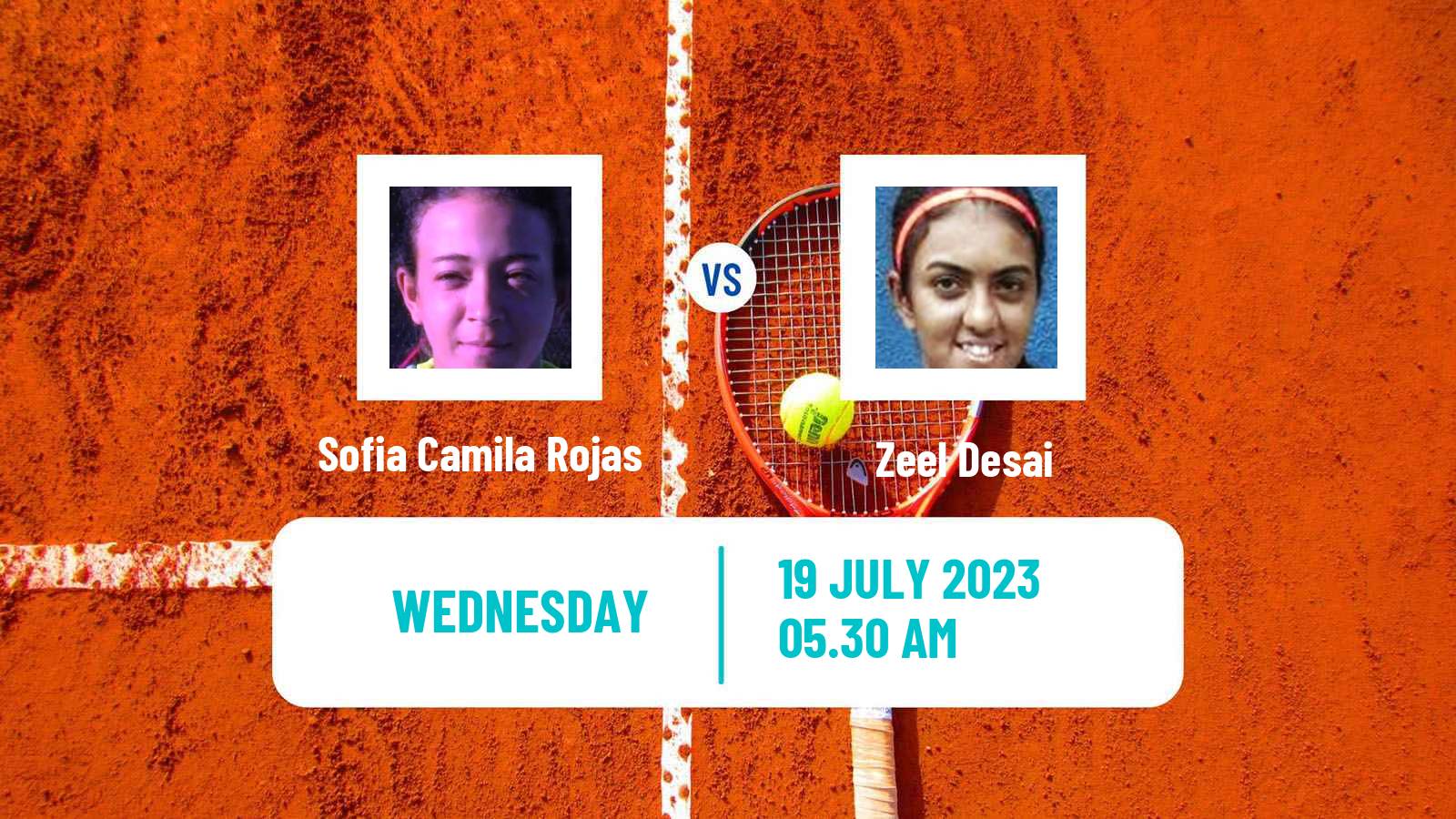 Tennis ITF W15 Monastir 24 Women Sofia Camila Rojas - Zeel Desai