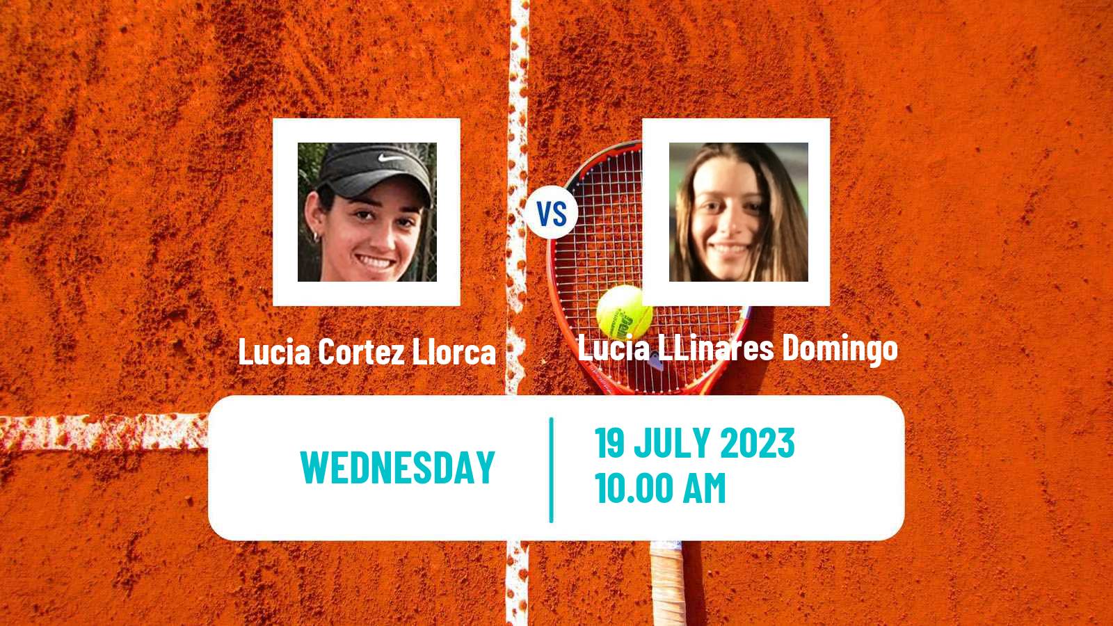 Tennis ITF W100 Vitoria Gasteiz Women 2023 Lucia Cortez Llorca - Lucia LLinares Domingo
