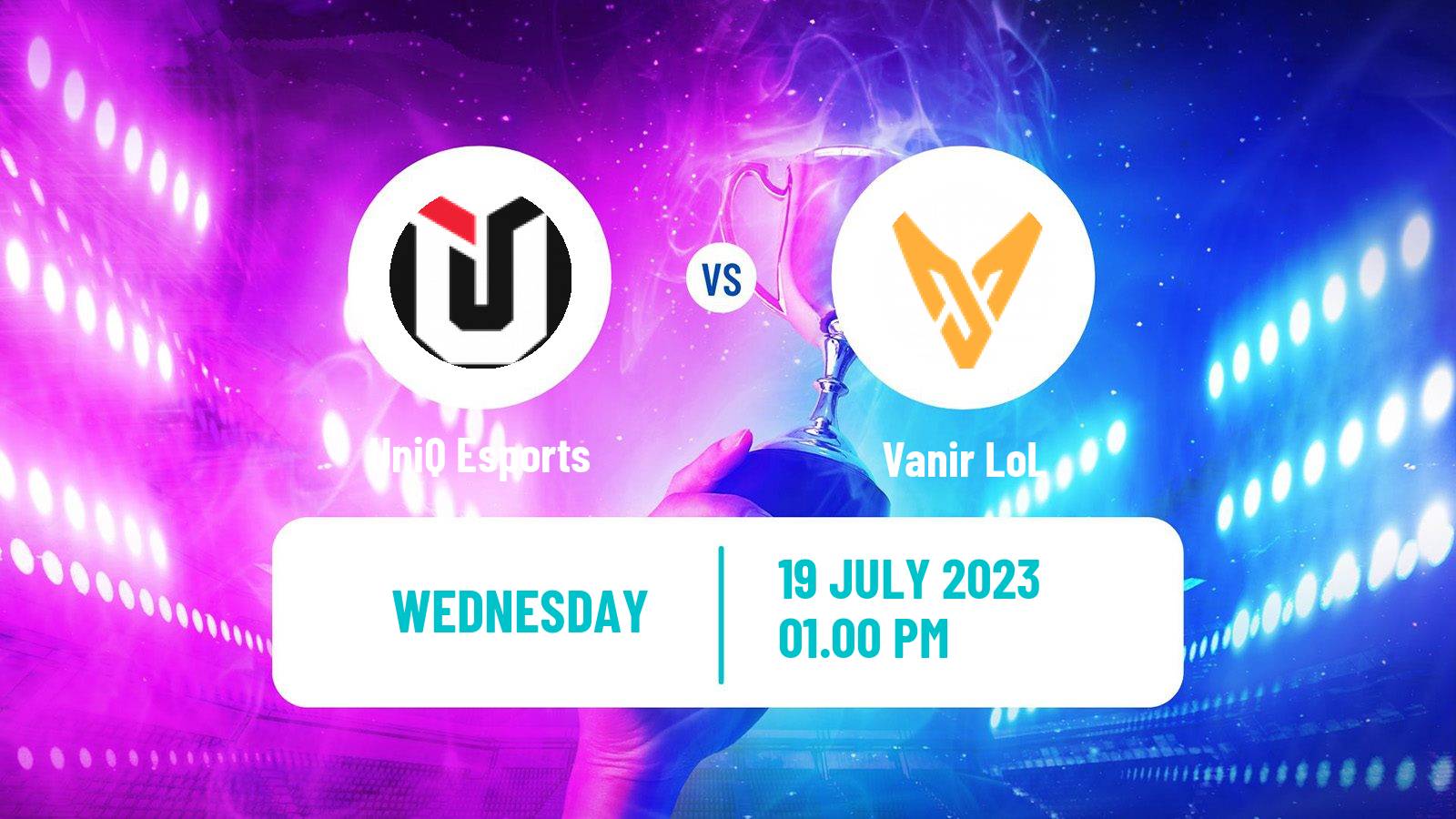 Esports League Of Legends Nlc UniQ Esports - Vanir