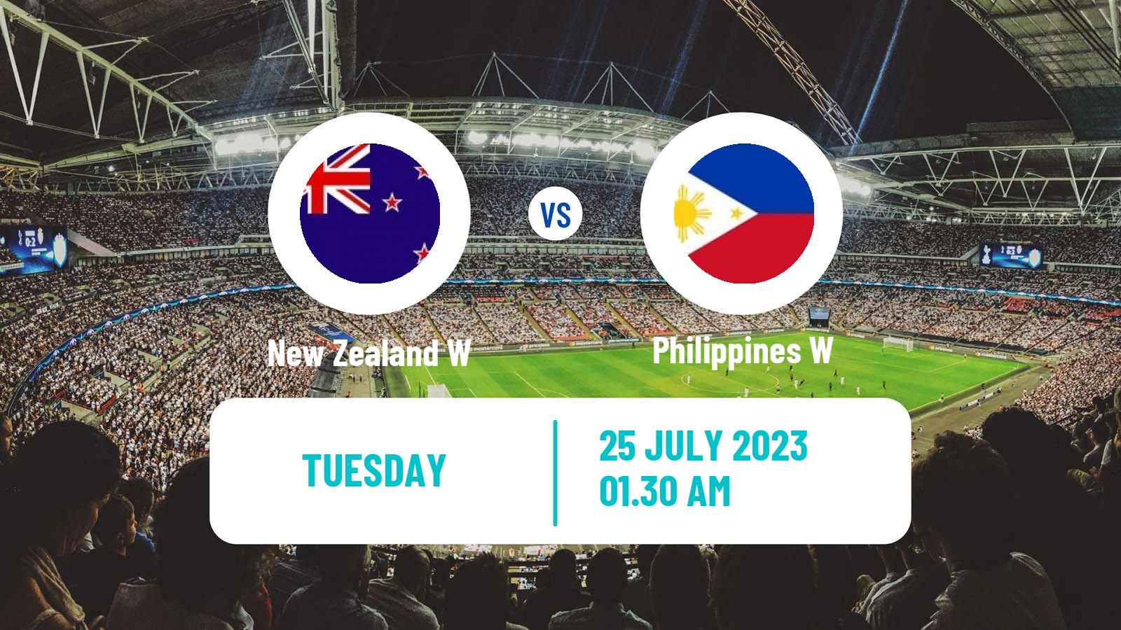 Soccer FIFA World Cup Women New Zealand W - Philippines W