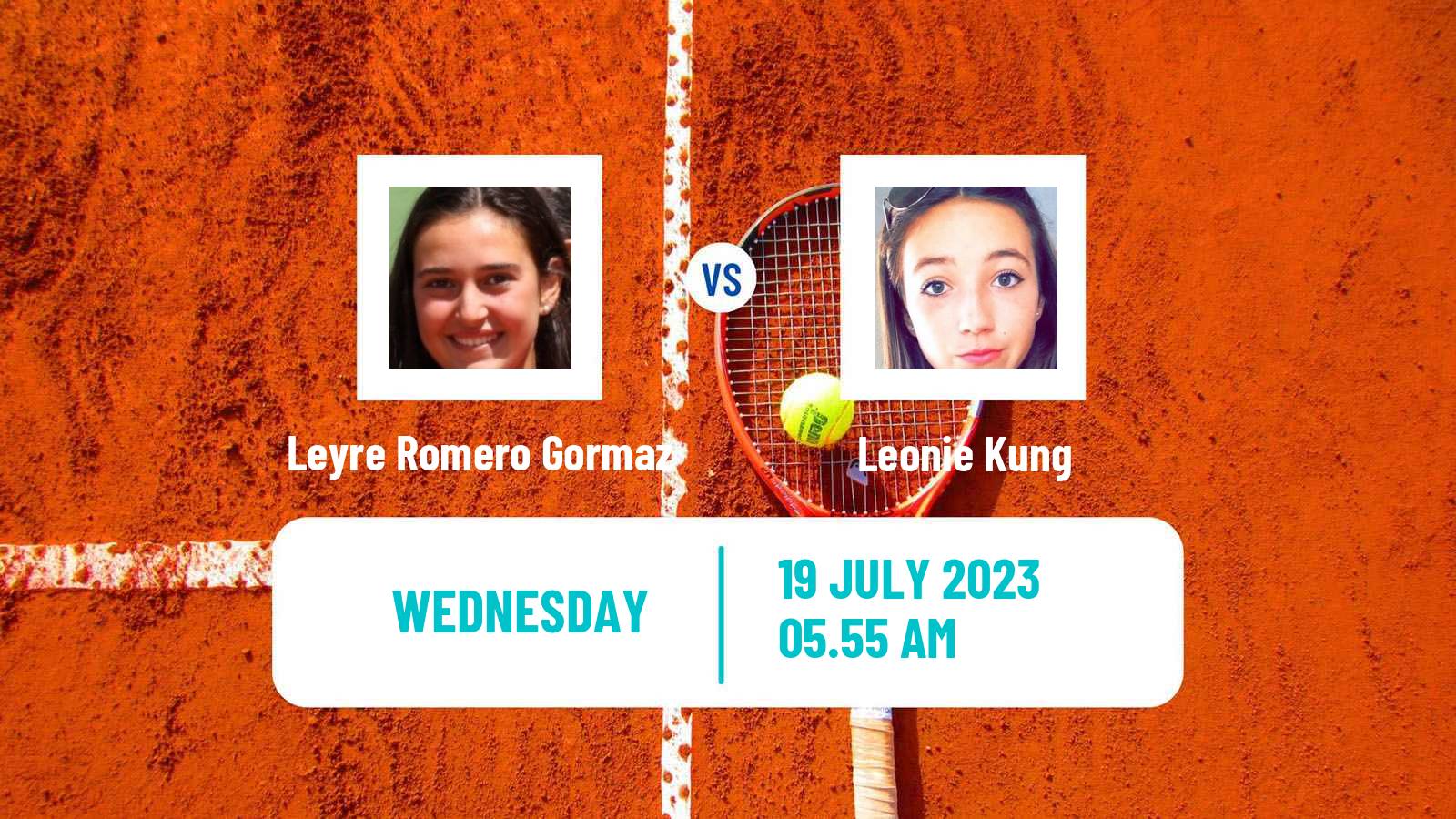 Tennis ITF W60 Olomouc Women Leyre Romero Gormaz - Leonie Kung