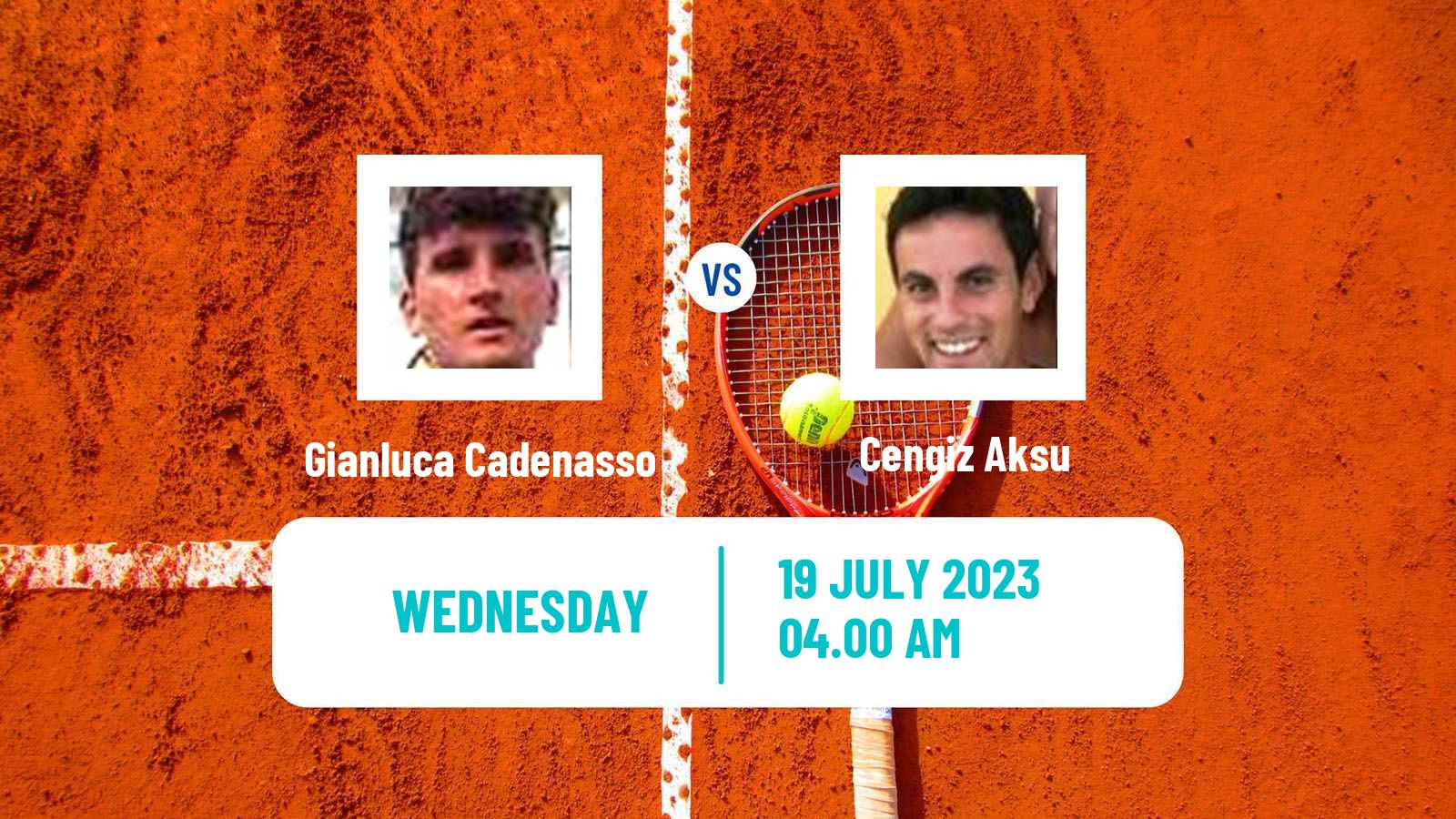 Tennis ITF M15 Monastir 29 Men Gianluca Cadenasso - Cengiz Aksu