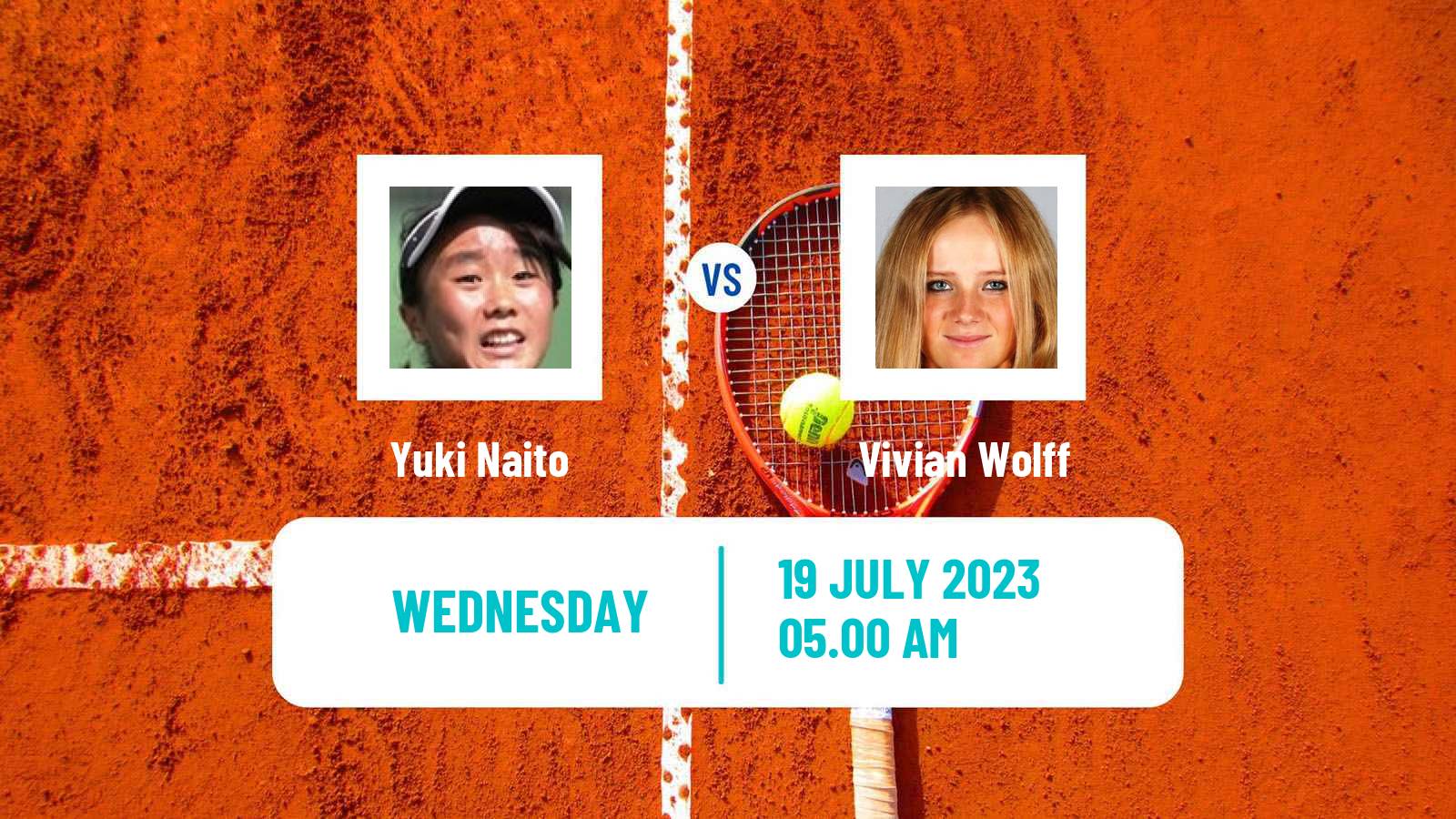 Tennis ITF W25 Darmstadt Women Yuki Naito - Vivian Wolff