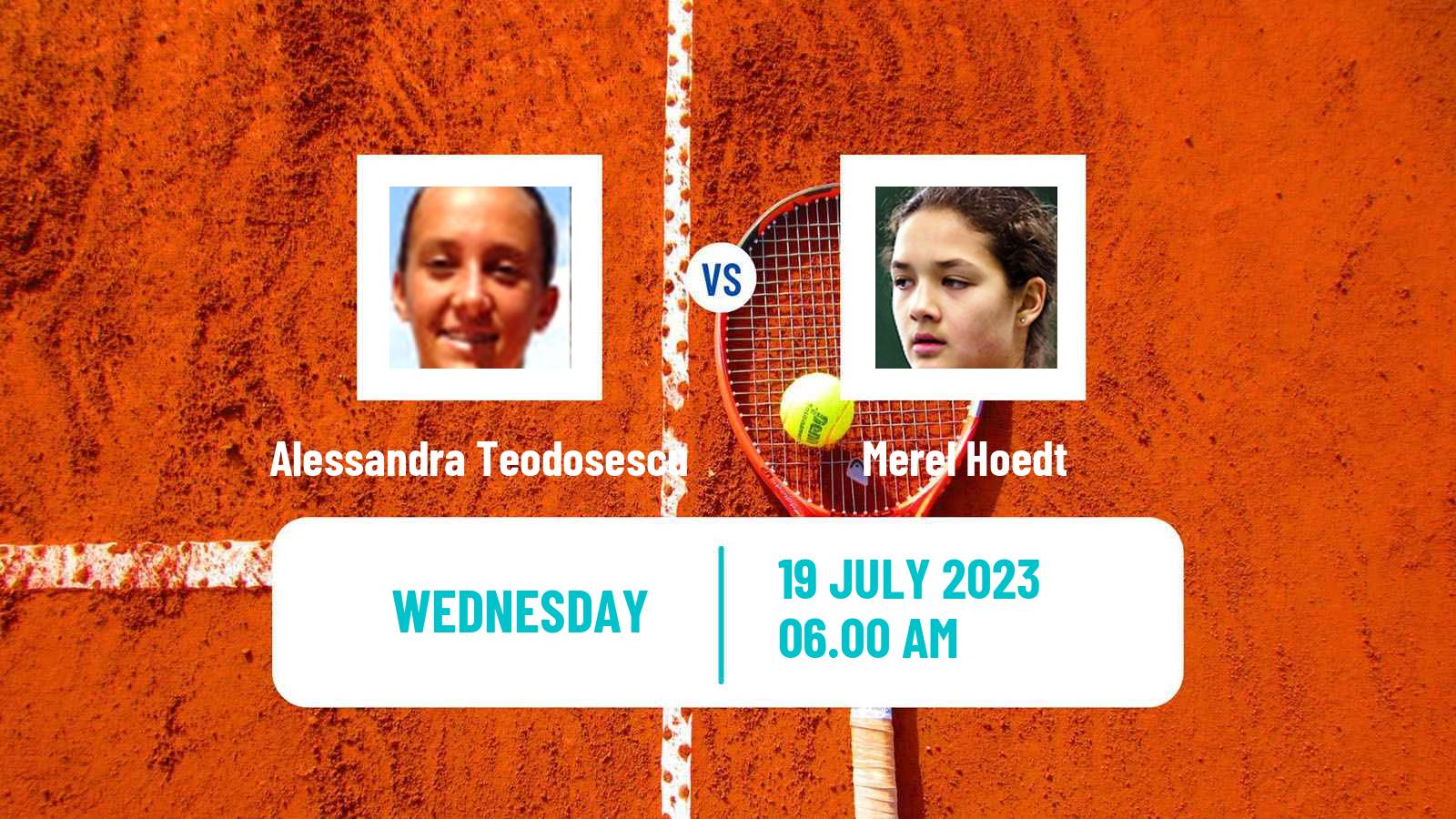 Tennis ITF W15 Casablanca Women Alessandra Teodosescu - Merel Hoedt