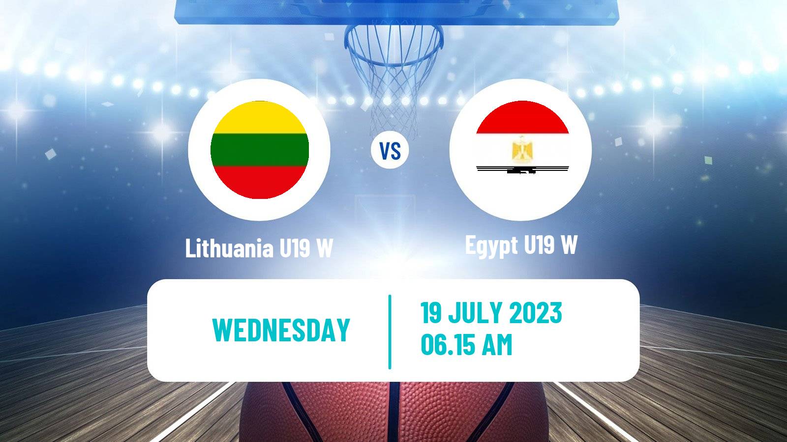 Basketball World Championship U19 Basketball Women Lithuania U19 W - Egypt U19 W