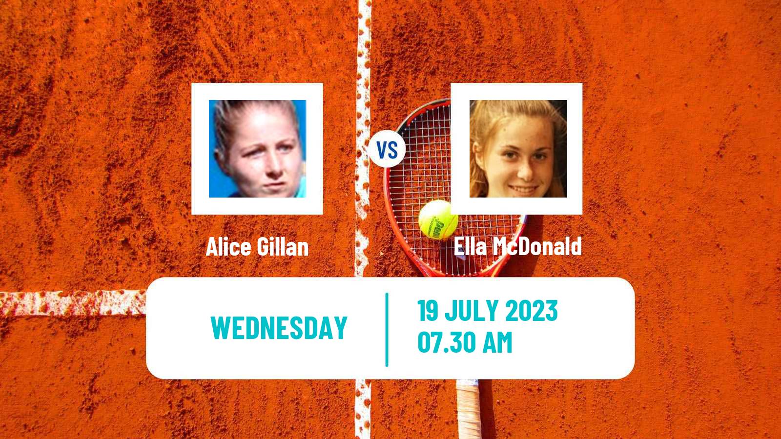 Tennis ITF W25 Roehampton Women Alice Gillan - Ella McDonald