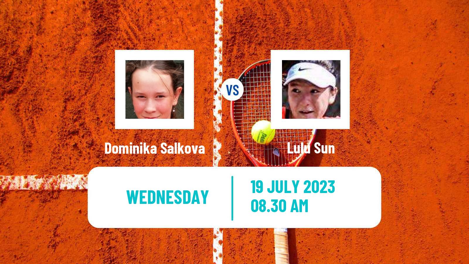 Tennis ITF W40 Porto 3 Women Dominika Salkova - Lulu Sun