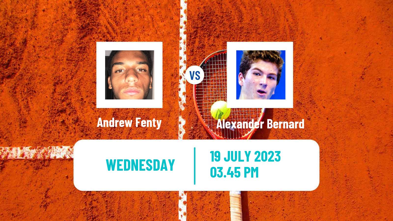 Tennis ITF M25 Champaign Il Men Andrew Fenty - Alexander Bernard