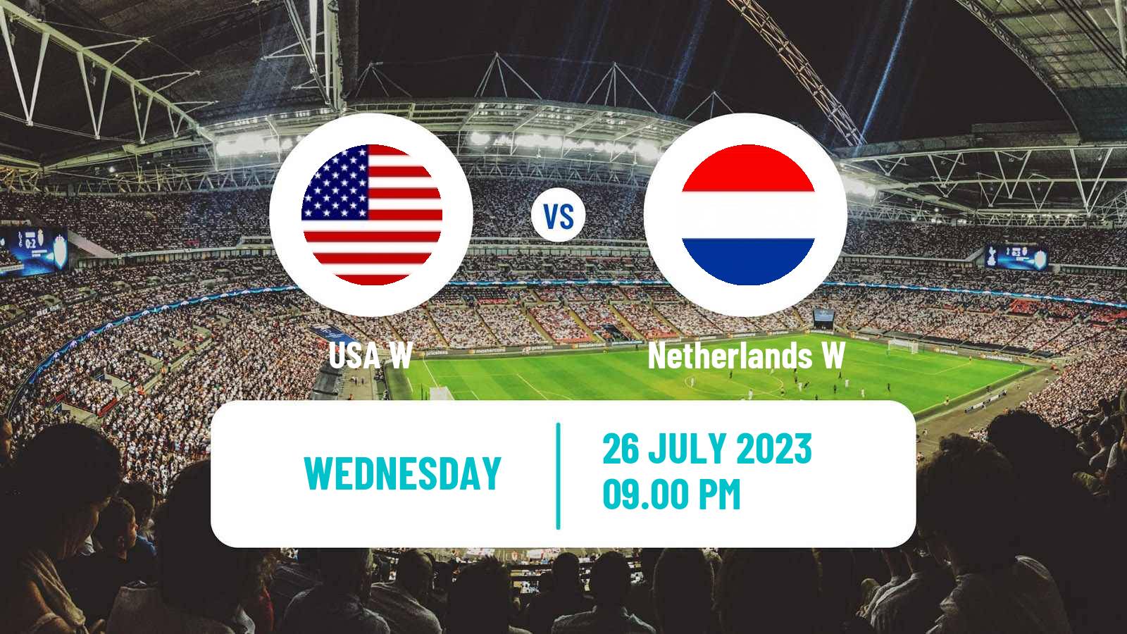Soccer FIFA World Cup Women USA W - Netherlands W