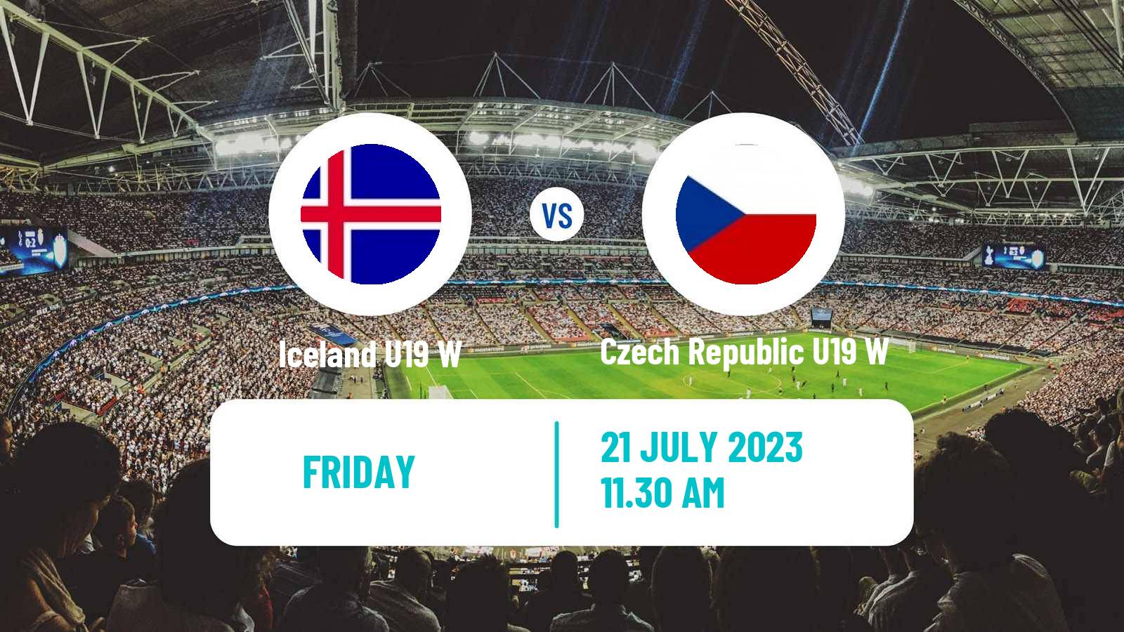 Soccer UEFA Euro U19 Women Iceland U19 W - Czech Republic U19 W