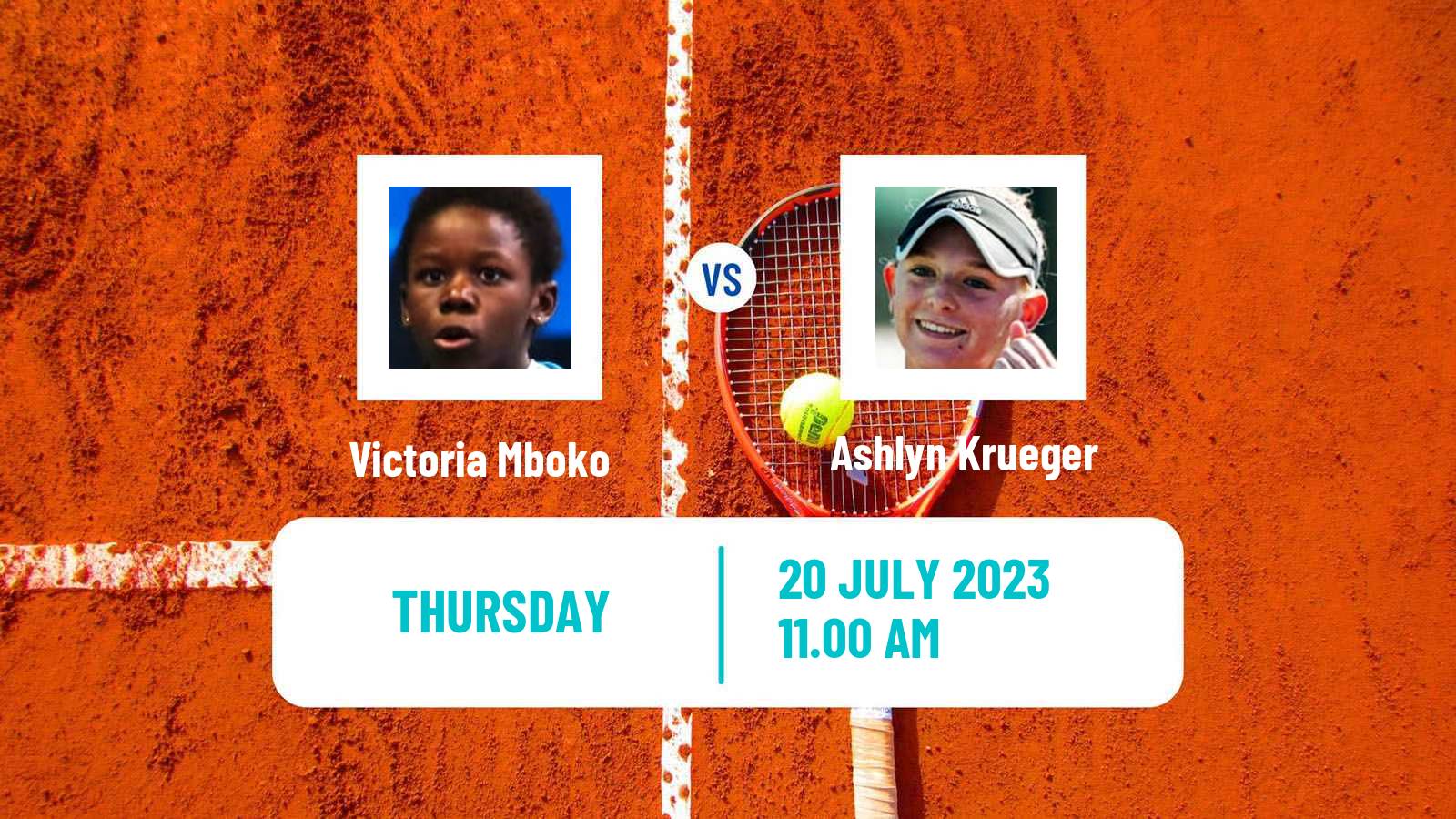 Tennis ITF W100 Granby Women Victoria Mboko - Ashlyn Krueger