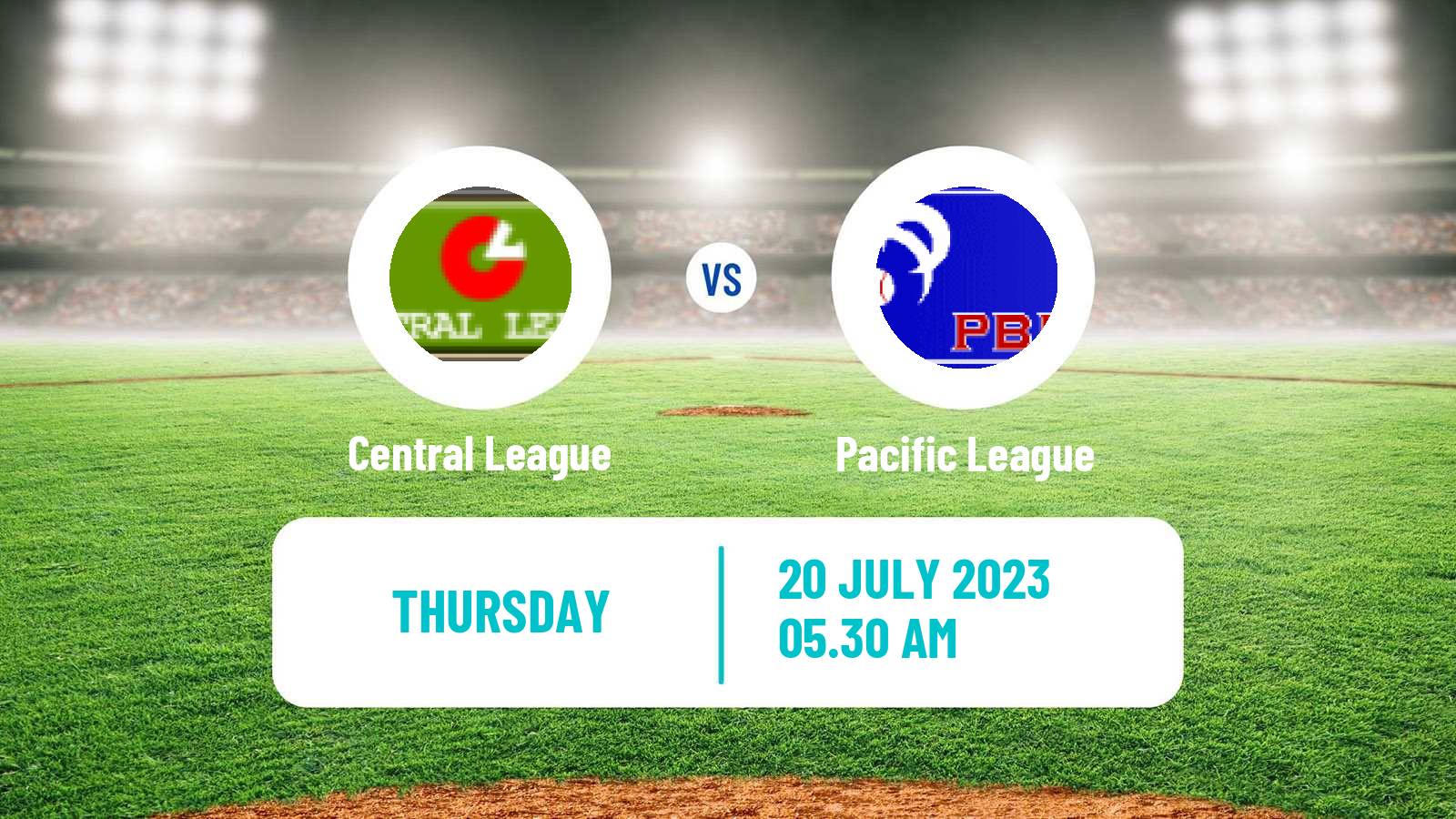 Baseball NPB Central League - Pacific League