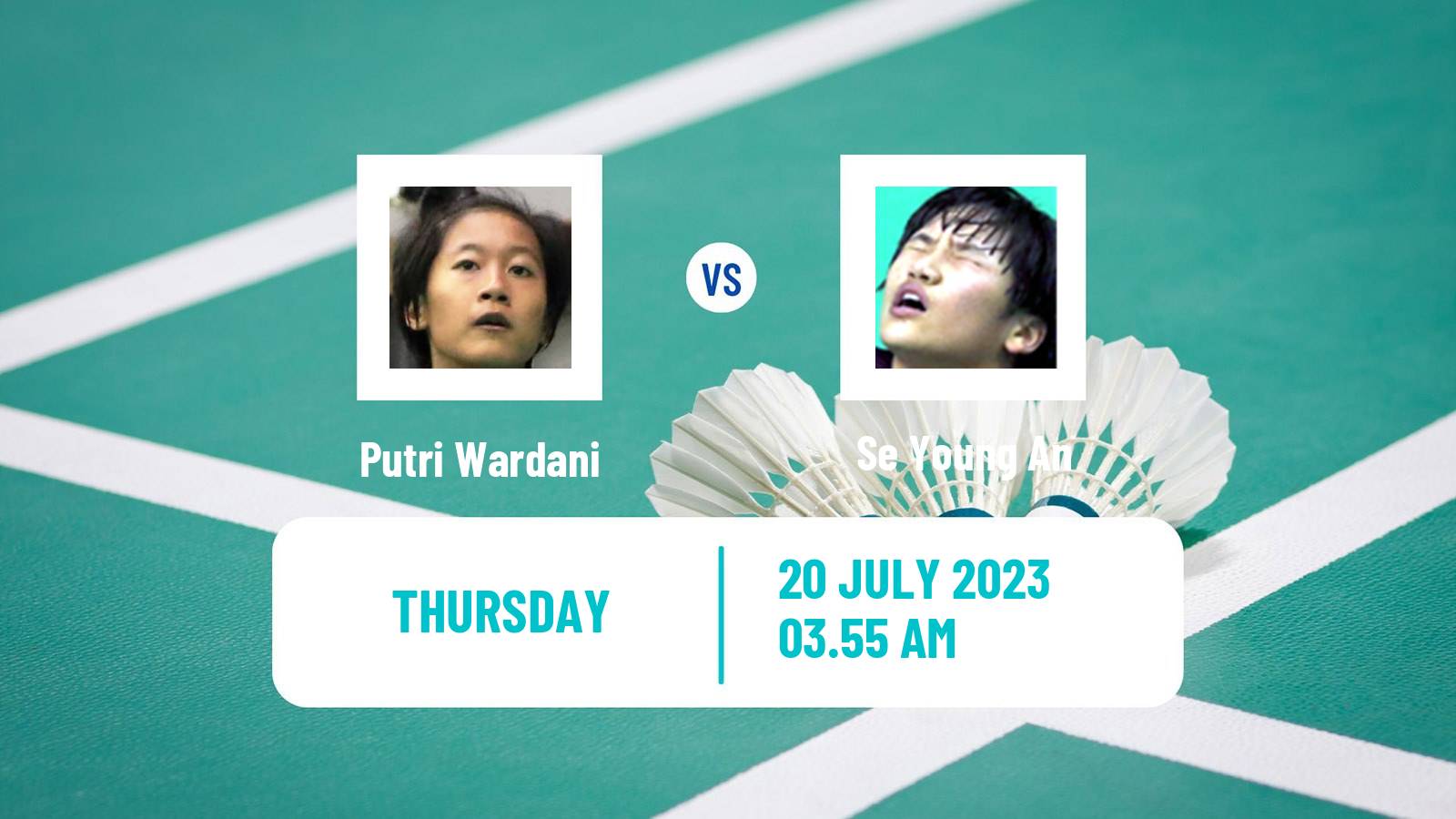 Badminton BWF World Tour Korea Open Women Putri Wardani - Se Young An