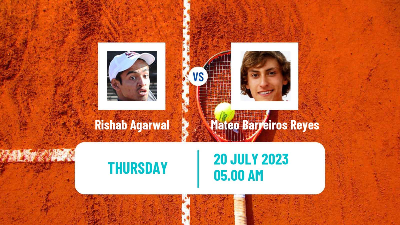 Tennis ITF M25 Brazzaville Men Rishab Agarwal - Mateo Barreiros Reyes