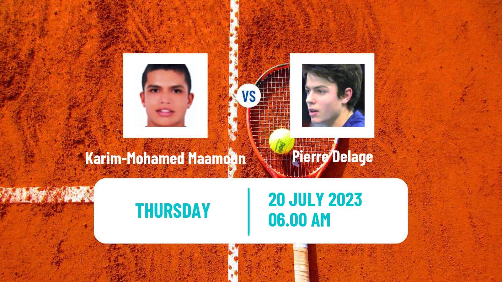 Tennis ITF M25 Brazzaville Men Karim-Mohamed Maamoun - Pierre Delage