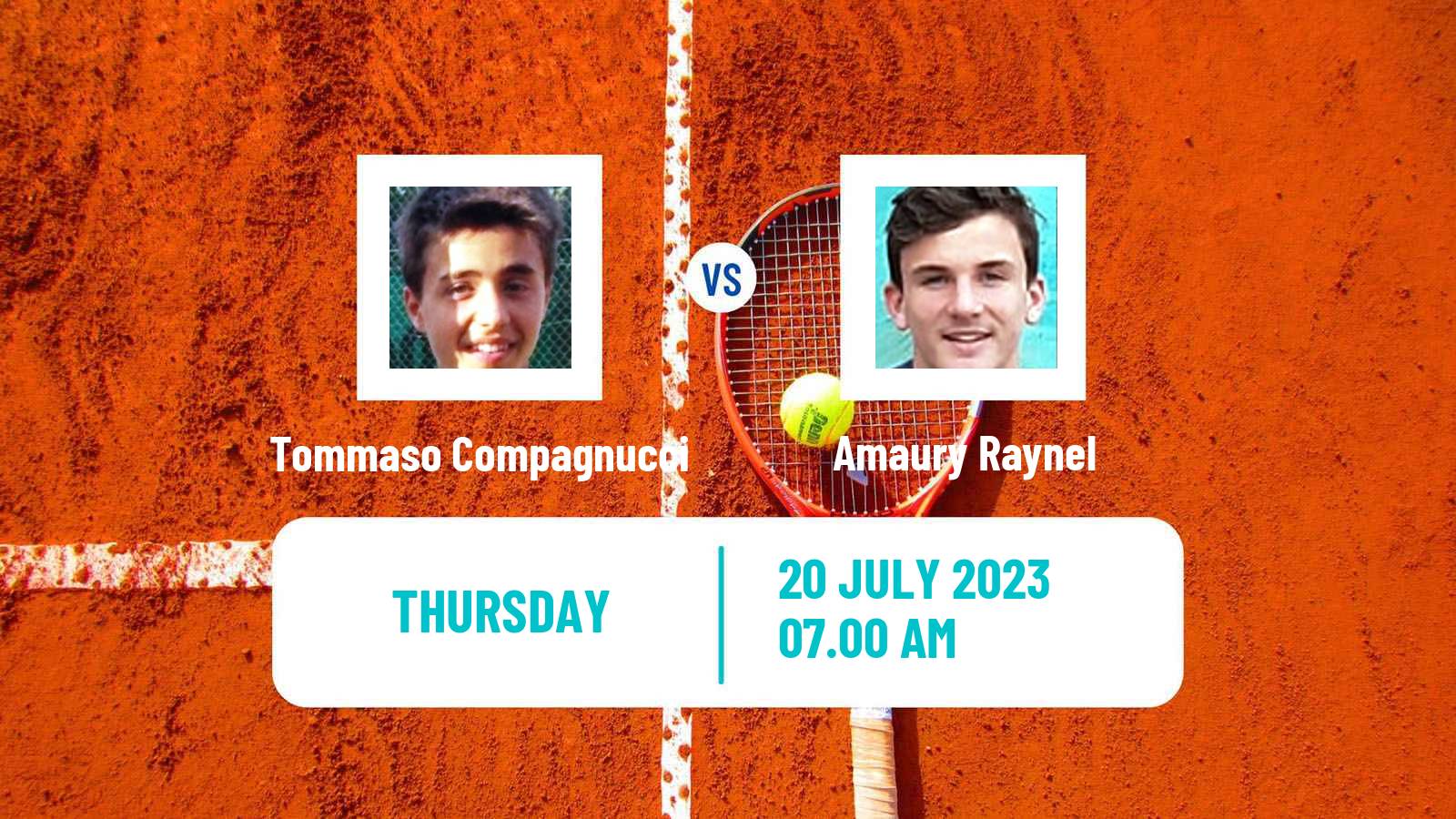 Tennis ITF M25 Esch Alzette 2 Men Tommaso Compagnucci - Amaury Raynel