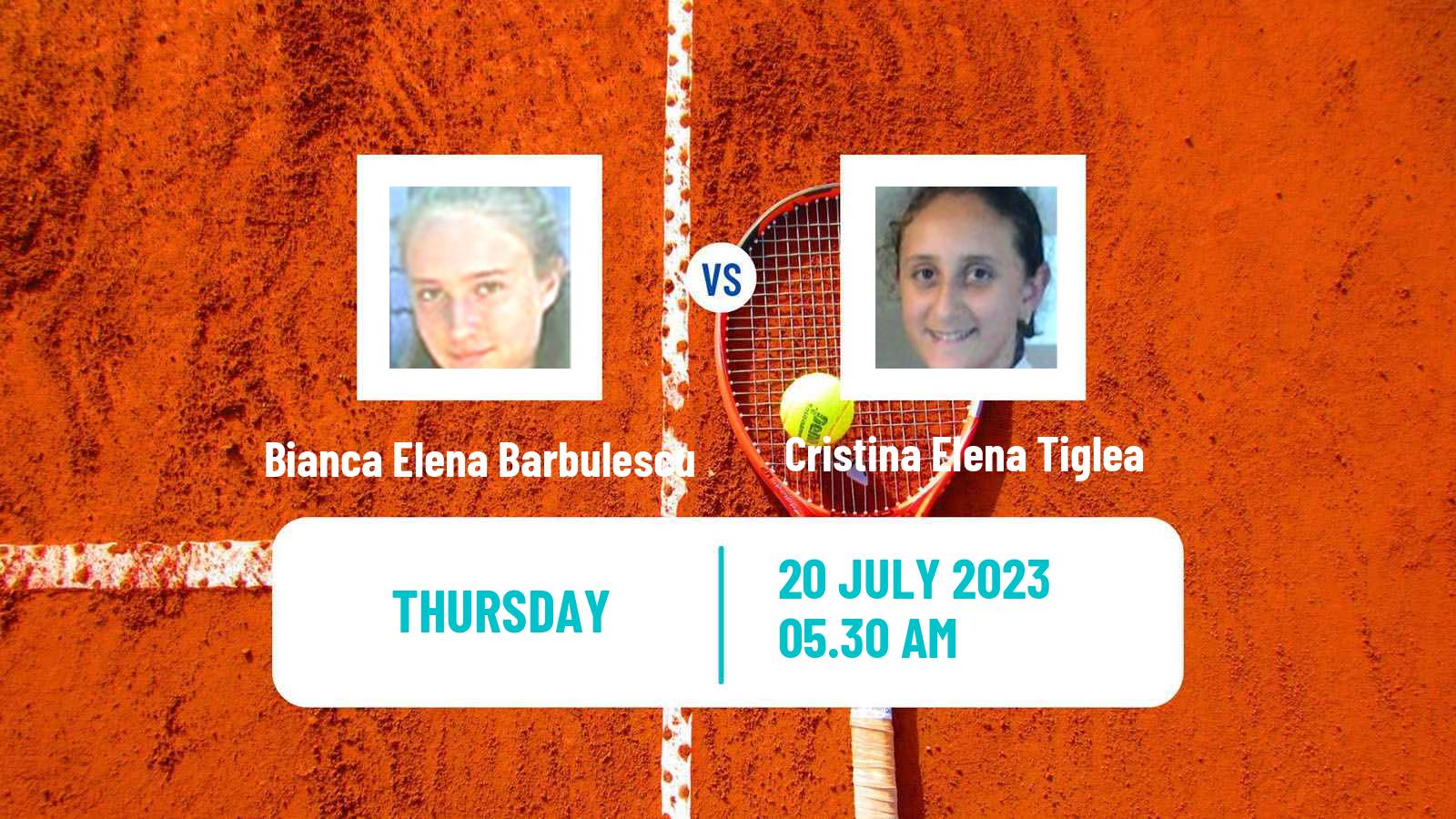 Tennis ITF W15 Monastir 24 Women Bianca Elena Barbulescu - Cristina Elena Tiglea