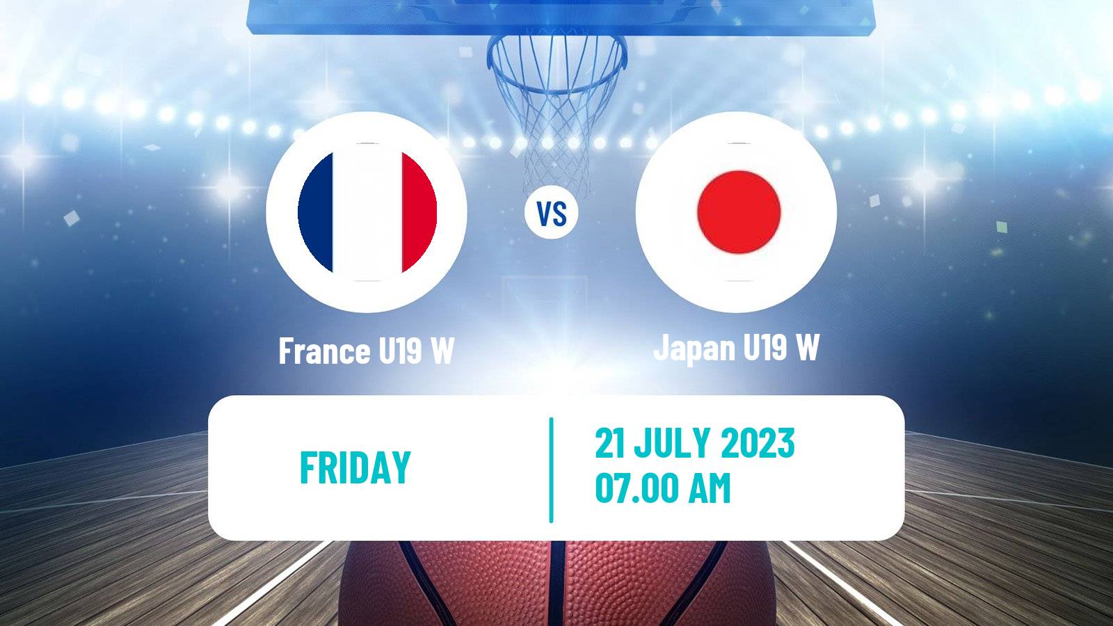 Basketball World Championship U19 Basketball Women France U19 W - Japan U19 W