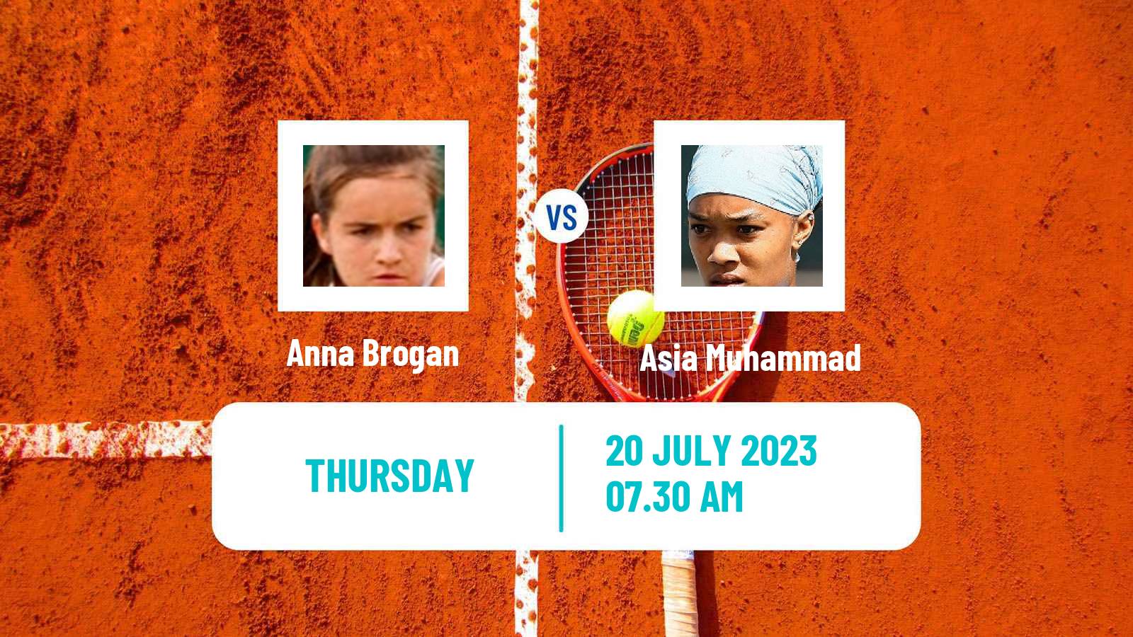 Tennis ITF W25 Roehampton Women Anna Brogan - Asia Muhammad