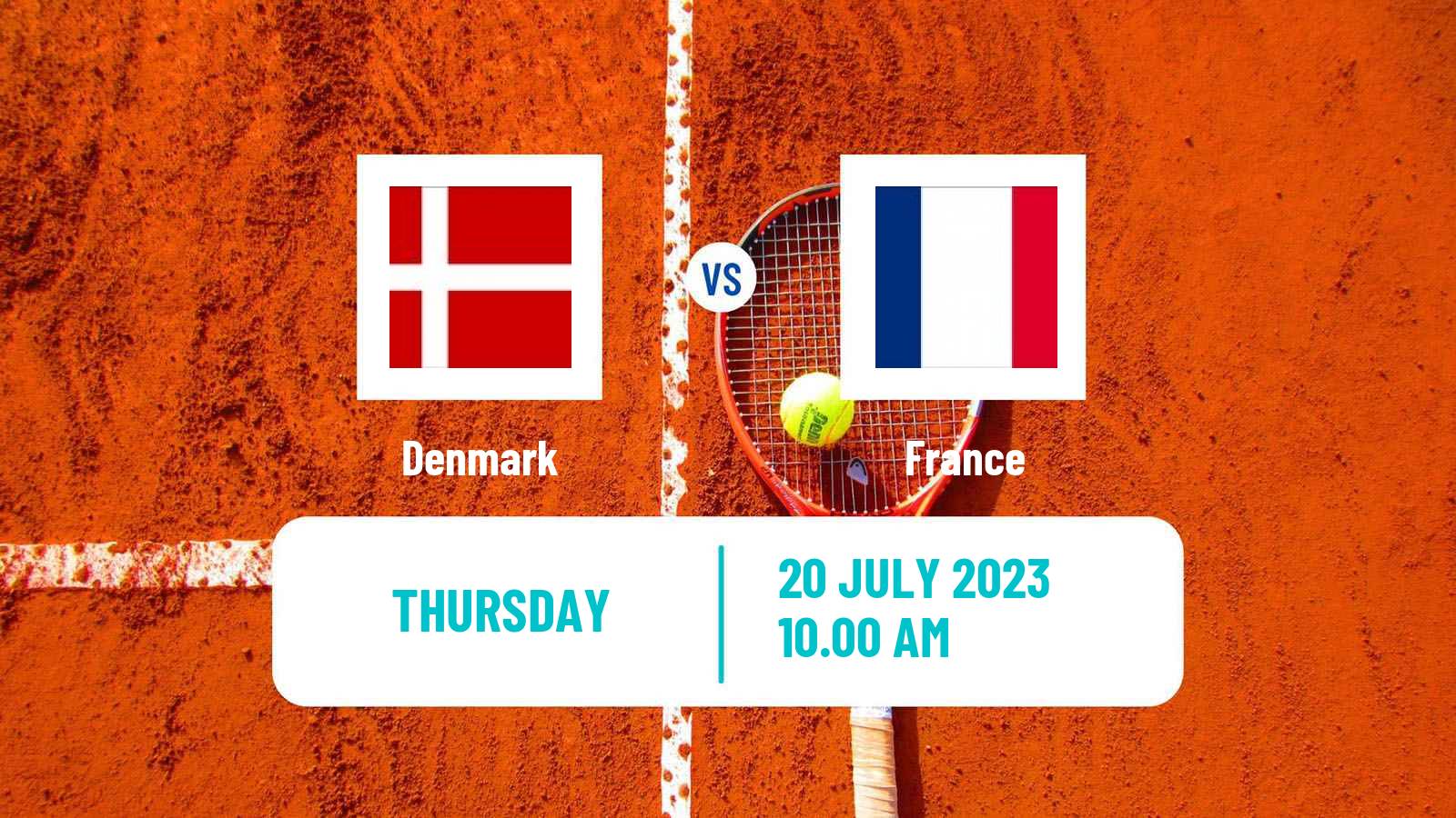 Tennis Hopman Cup Teams Denmark - France