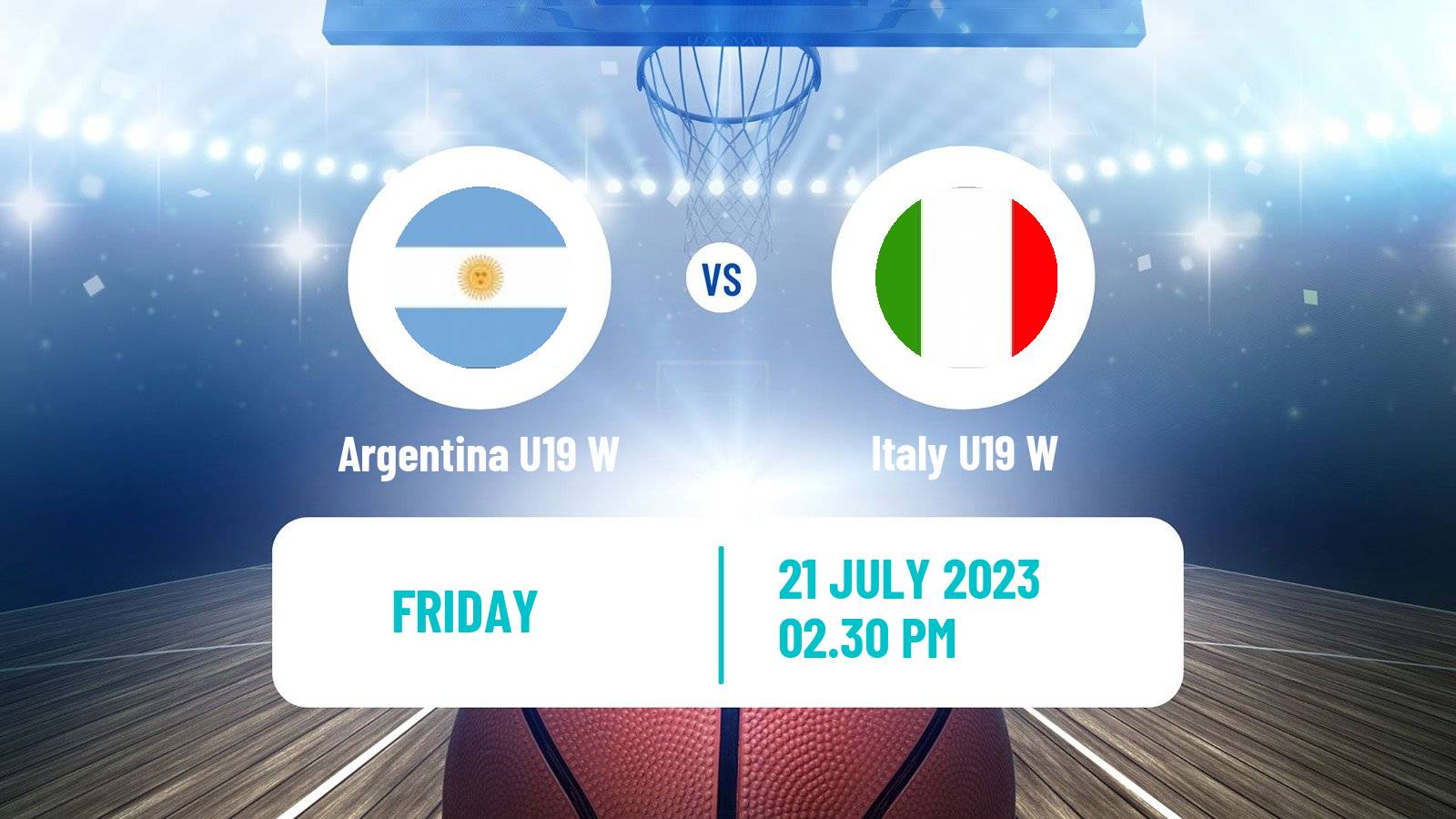 Basketball World Championship U19 Basketball Women Argentina U19 W - Italy U19 W