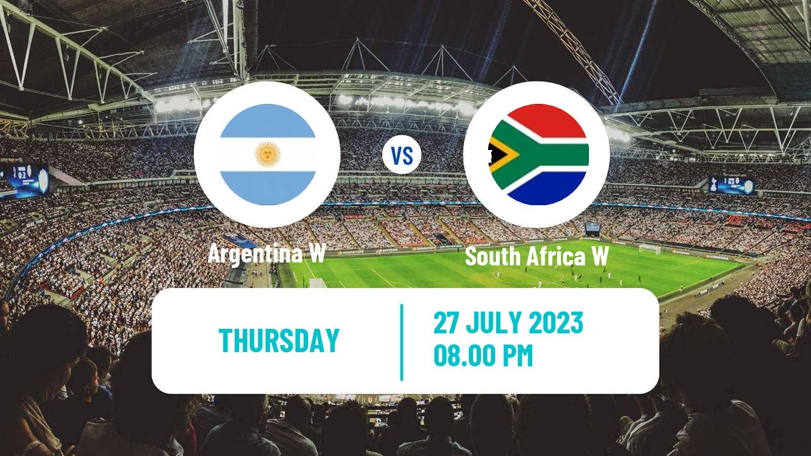 Soccer FIFA World Cup Women Argentina W - South Africa W