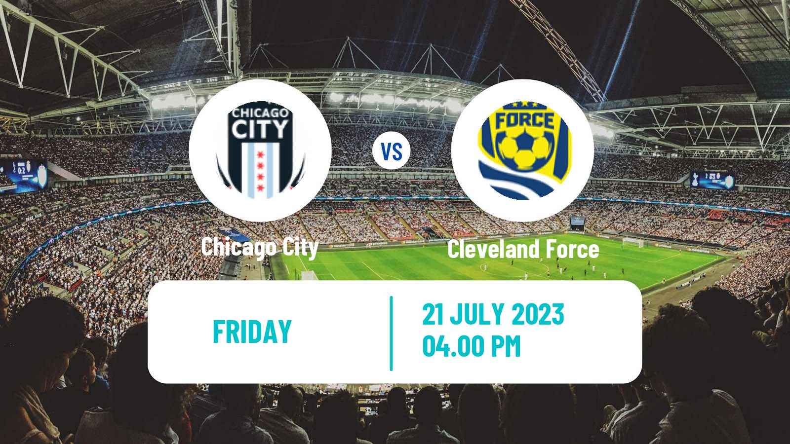 Soccer USL League Two Chicago City - Cleveland Force