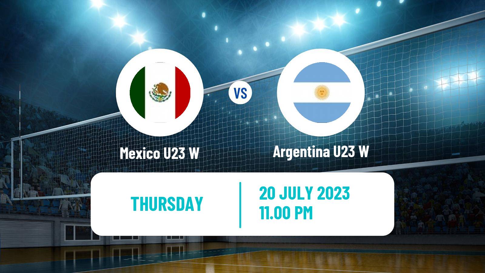 Volleyball Pan-American Cup U23 Volleyball Women Mexico U23 W - Argentina U23 W