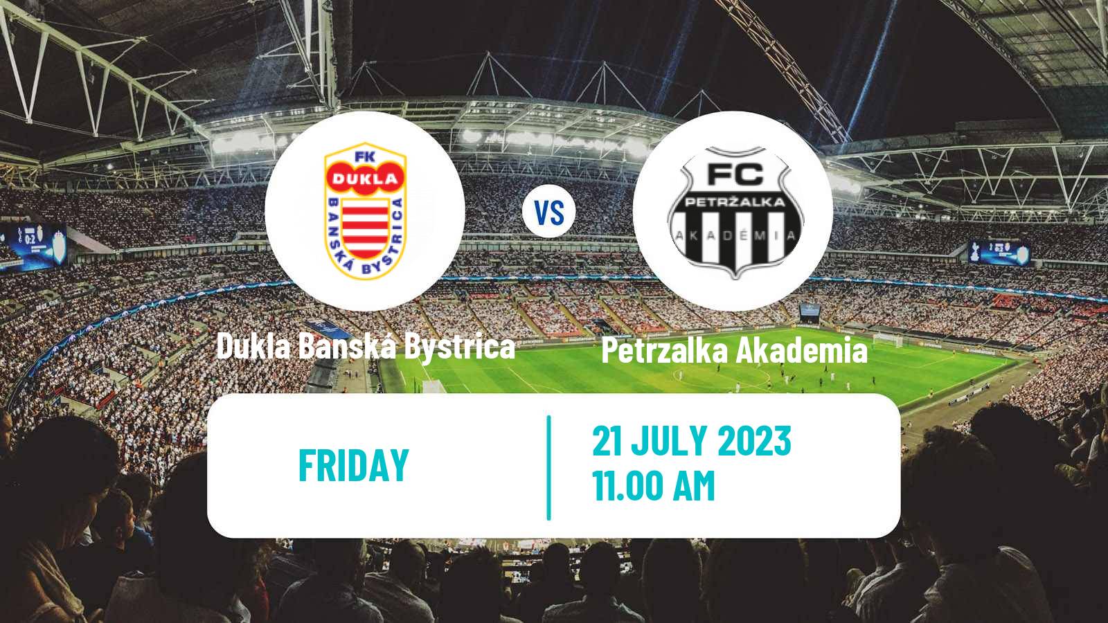 Soccer Club Friendly Dukla Banská Bystrica - Petrzalka Akademia