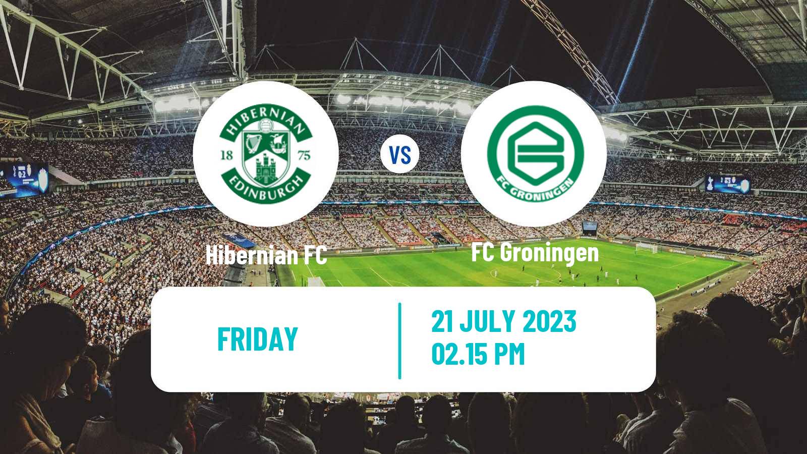 Soccer Club Friendly Hibernian - Groningen