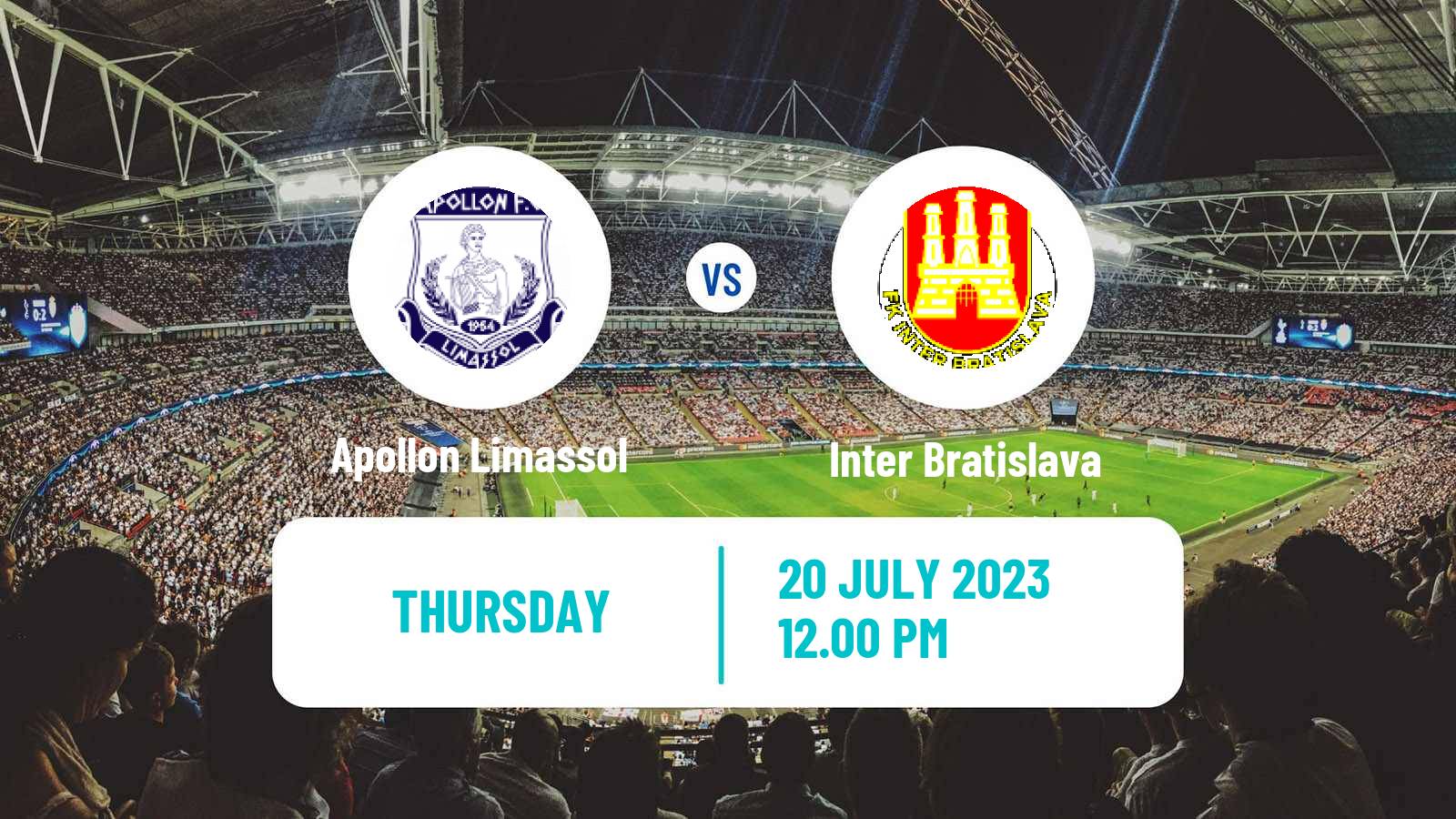 Soccer Club Friendly Apollon Limassol - Inter Bratislava