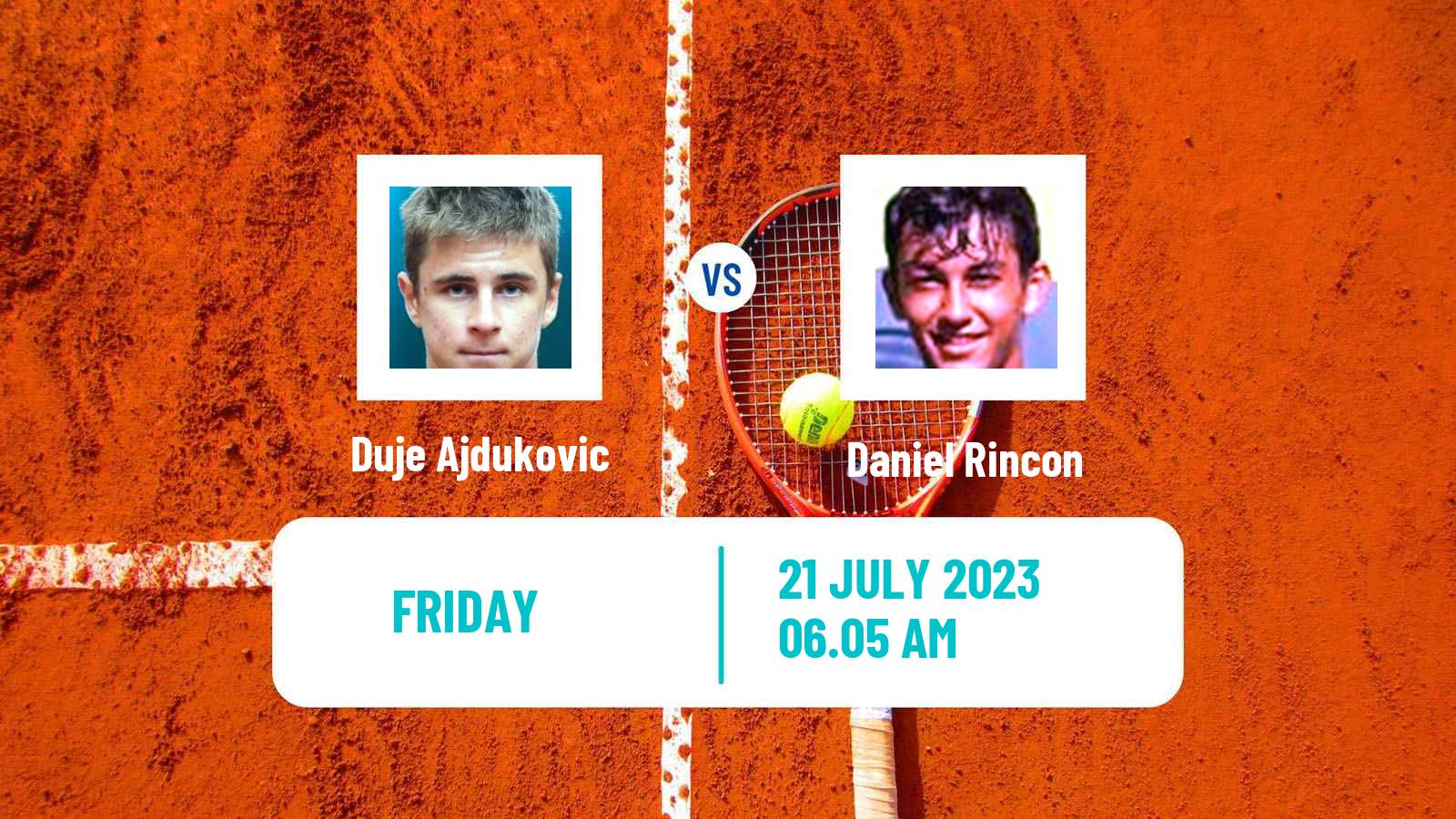 Tennis Tampere Challenger Men Duje Ajdukovic - Daniel Rincon