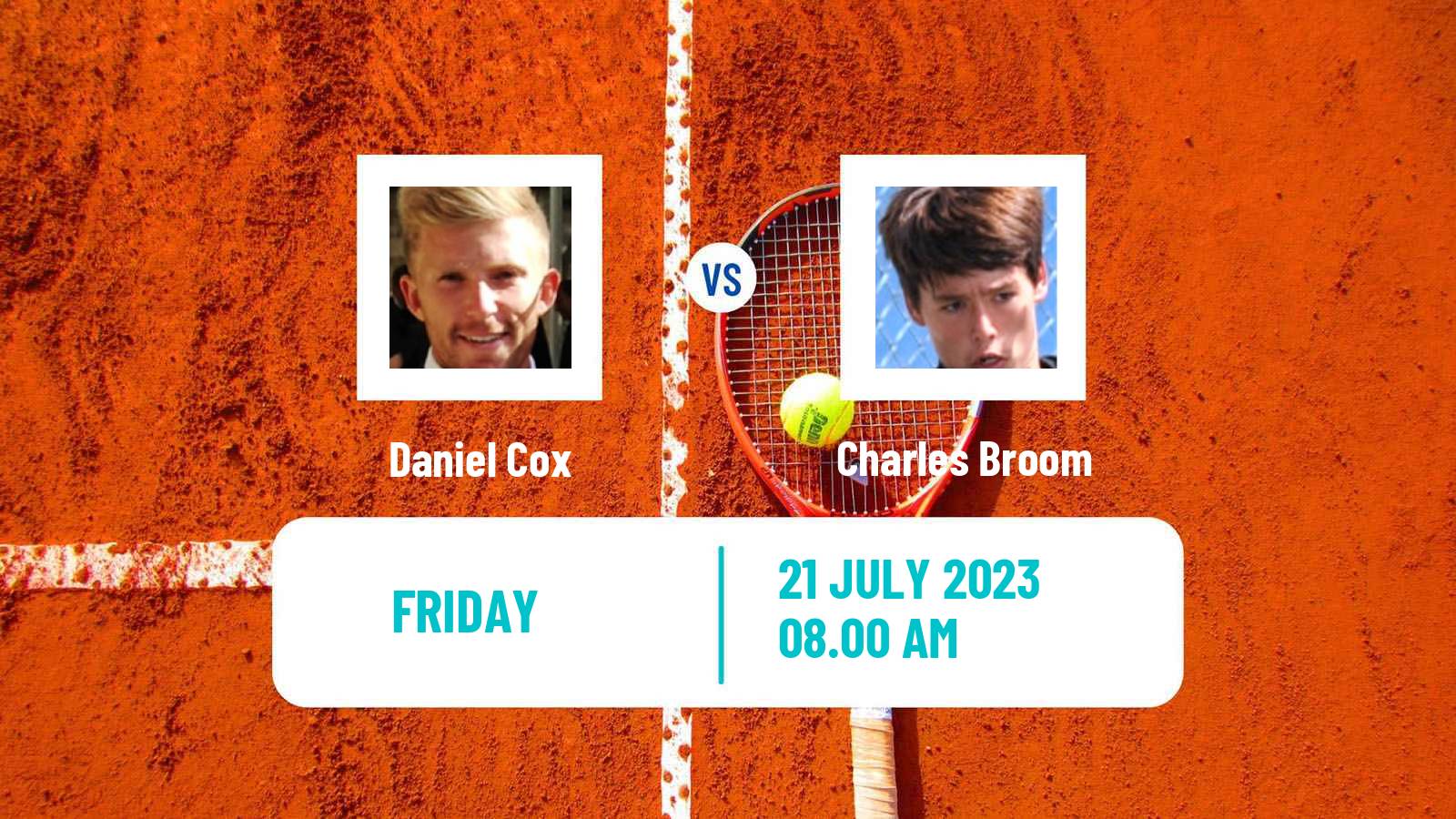 Tennis ITF M25 Roehampton Men Daniel Cox - Charles Broom