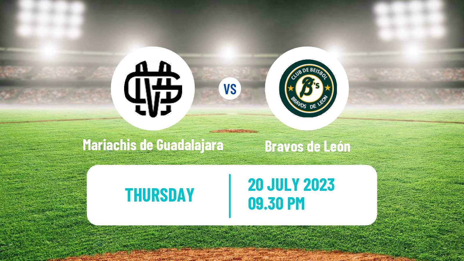 Baseball LMB Mariachis de Guadalajara - Bravos de León