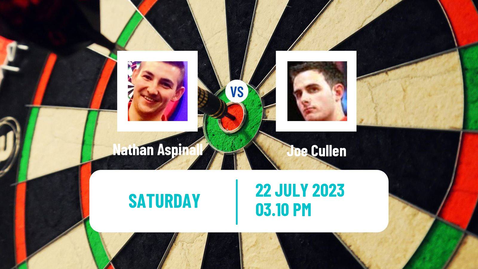Darts World Matchplay Nathan Aspinall - Joe Cullen