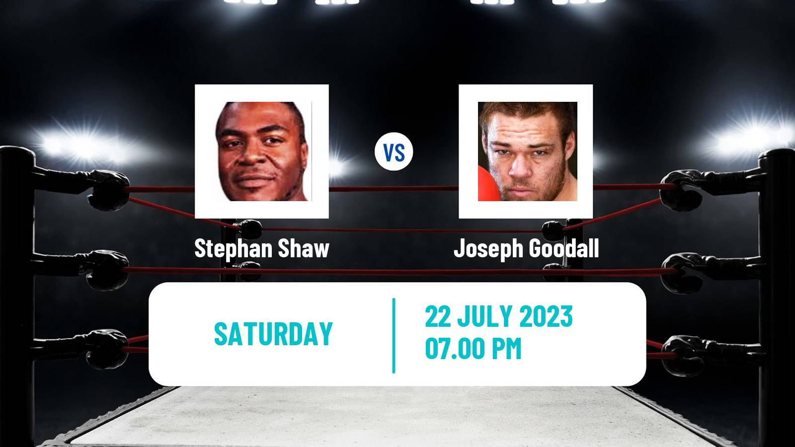 Boxing Heavyweight Others Matches Men Stephan Shaw - Joseph Goodall