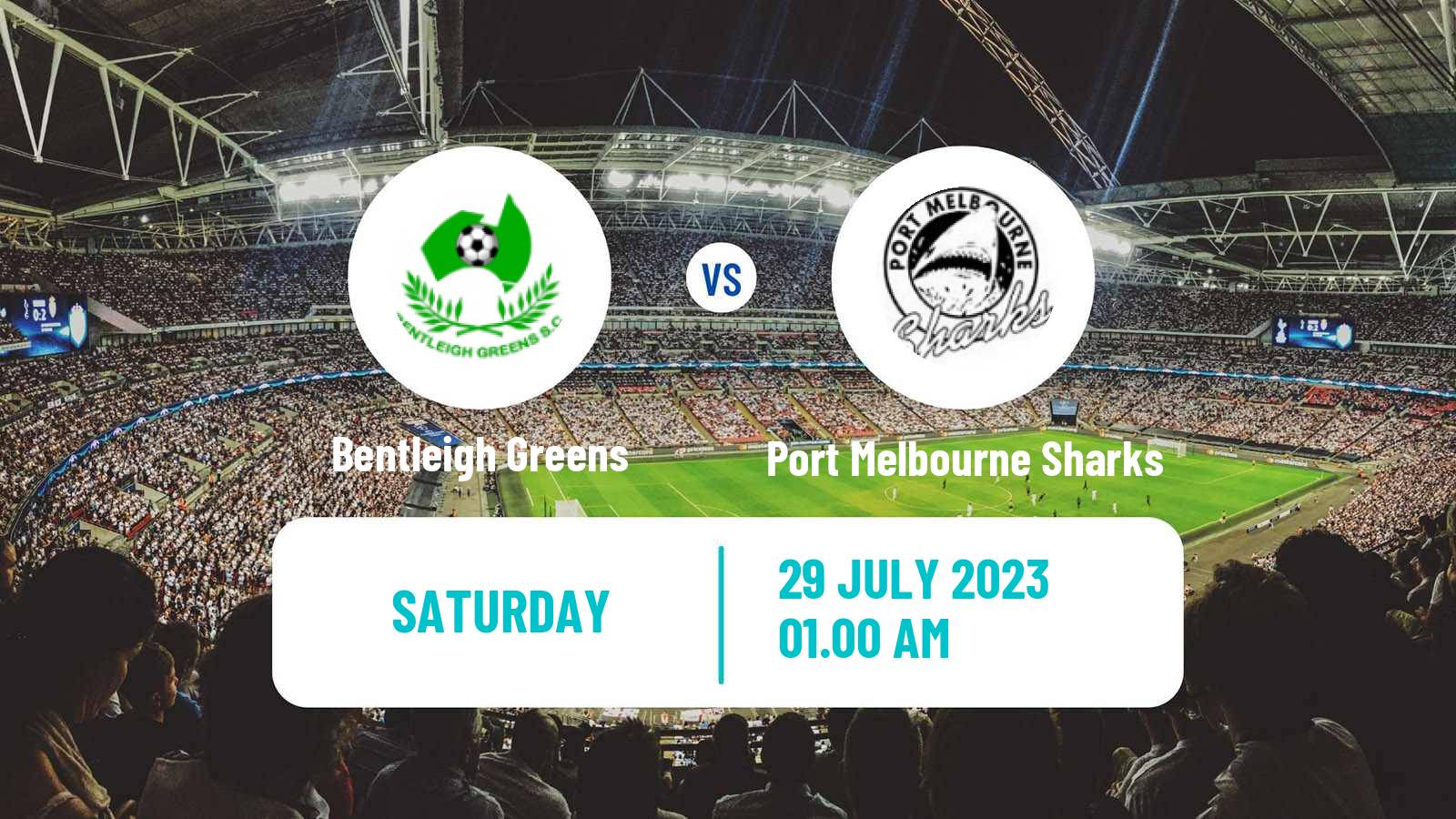 Soccer Australian NPL Victoria Bentleigh Greens - Port Melbourne Sharks