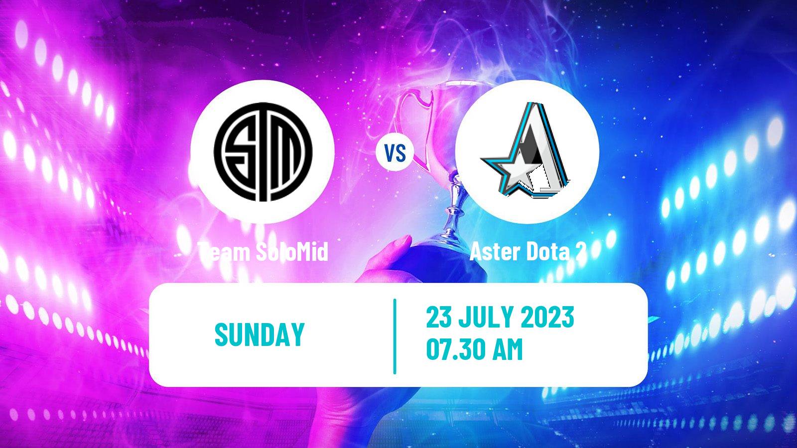 Esports Dota 2 Riyadh Masters Team SoloMid - Aster