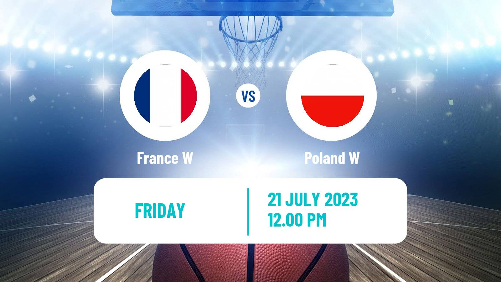 Basketball Friendly International Basketball Women France W - Poland W