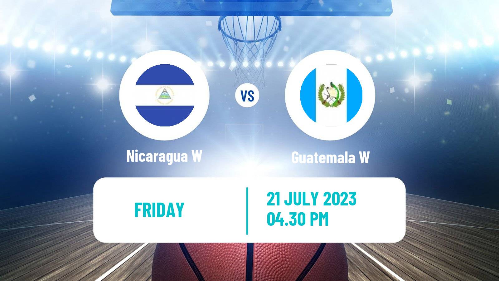 Basketball COCABA Championship Women Nicaragua W - Guatemala W