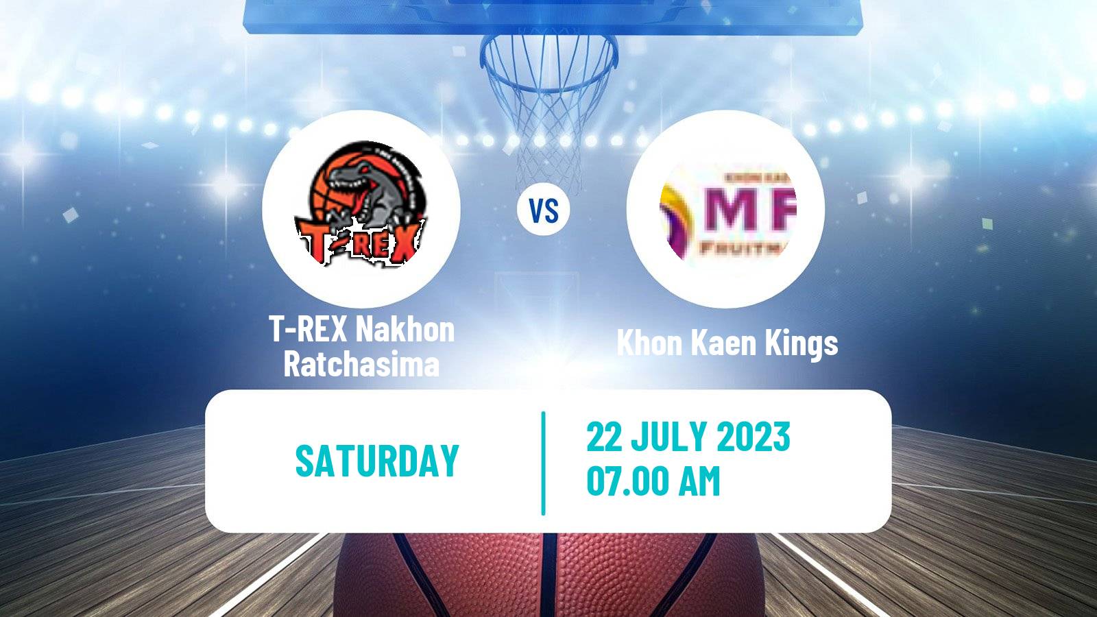 Basketball Thai TBL T-REX Nakhon Ratchasima - Khon Kaen Kings