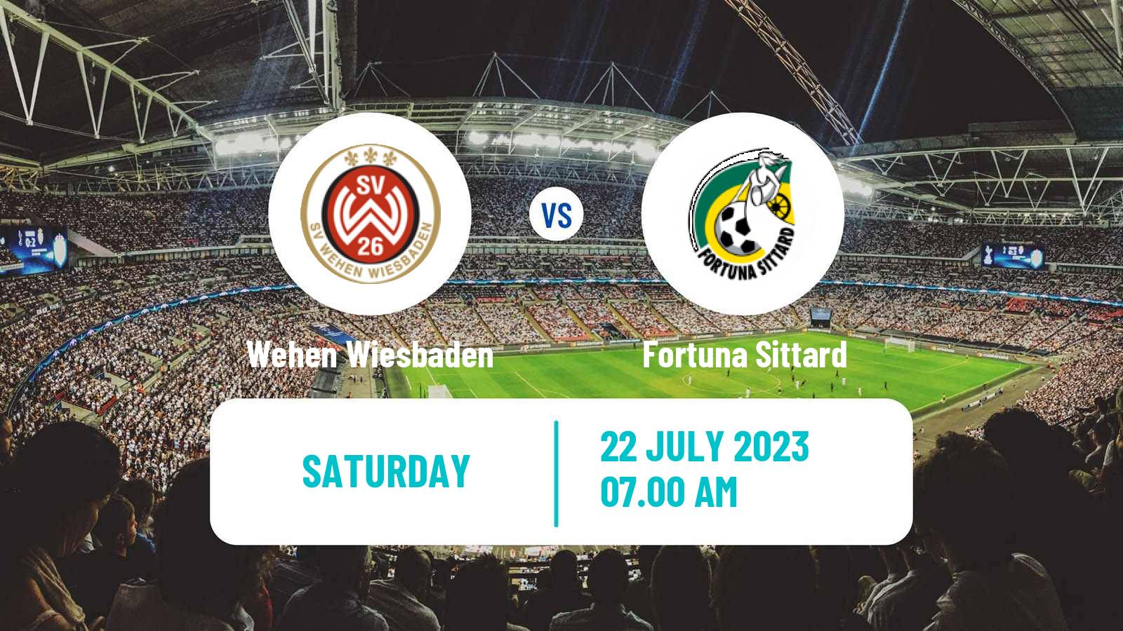 Soccer Club Friendly Wehen Wiesbaden - Fortuna Sittard