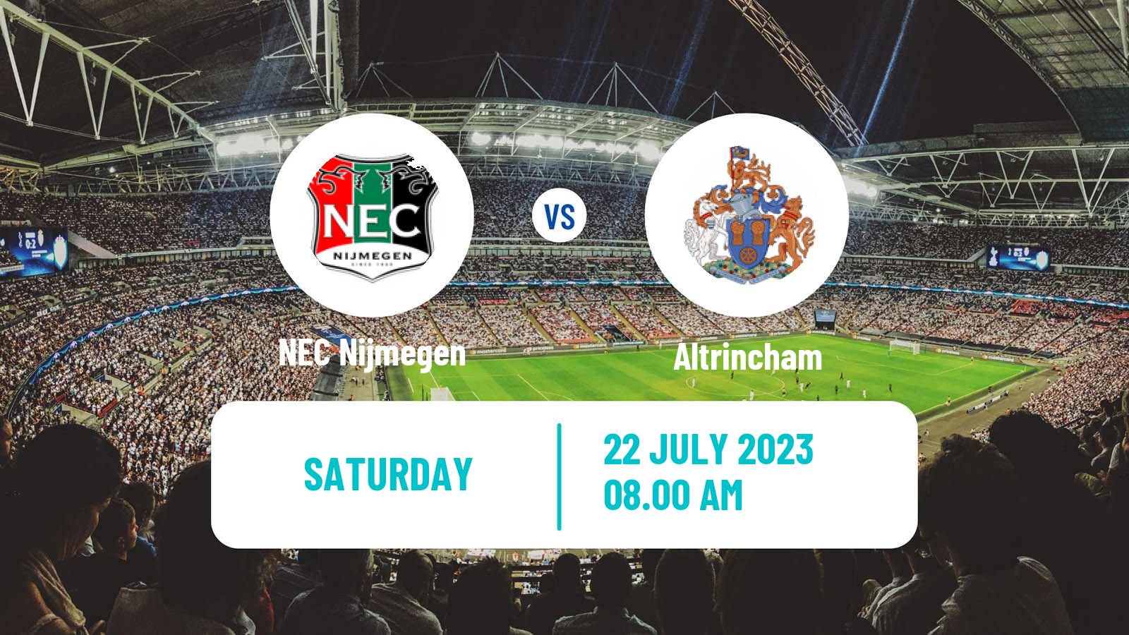 Soccer Club Friendly NEC Nijmegen - Altrincham