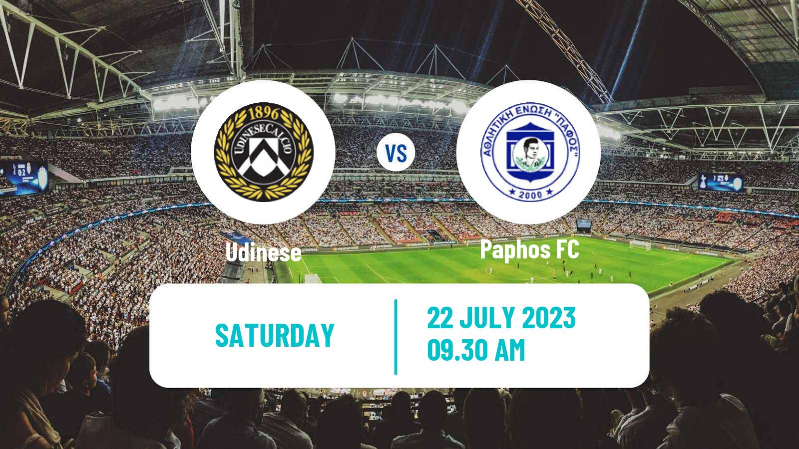 Soccer Club Friendly Udinese - Paphos