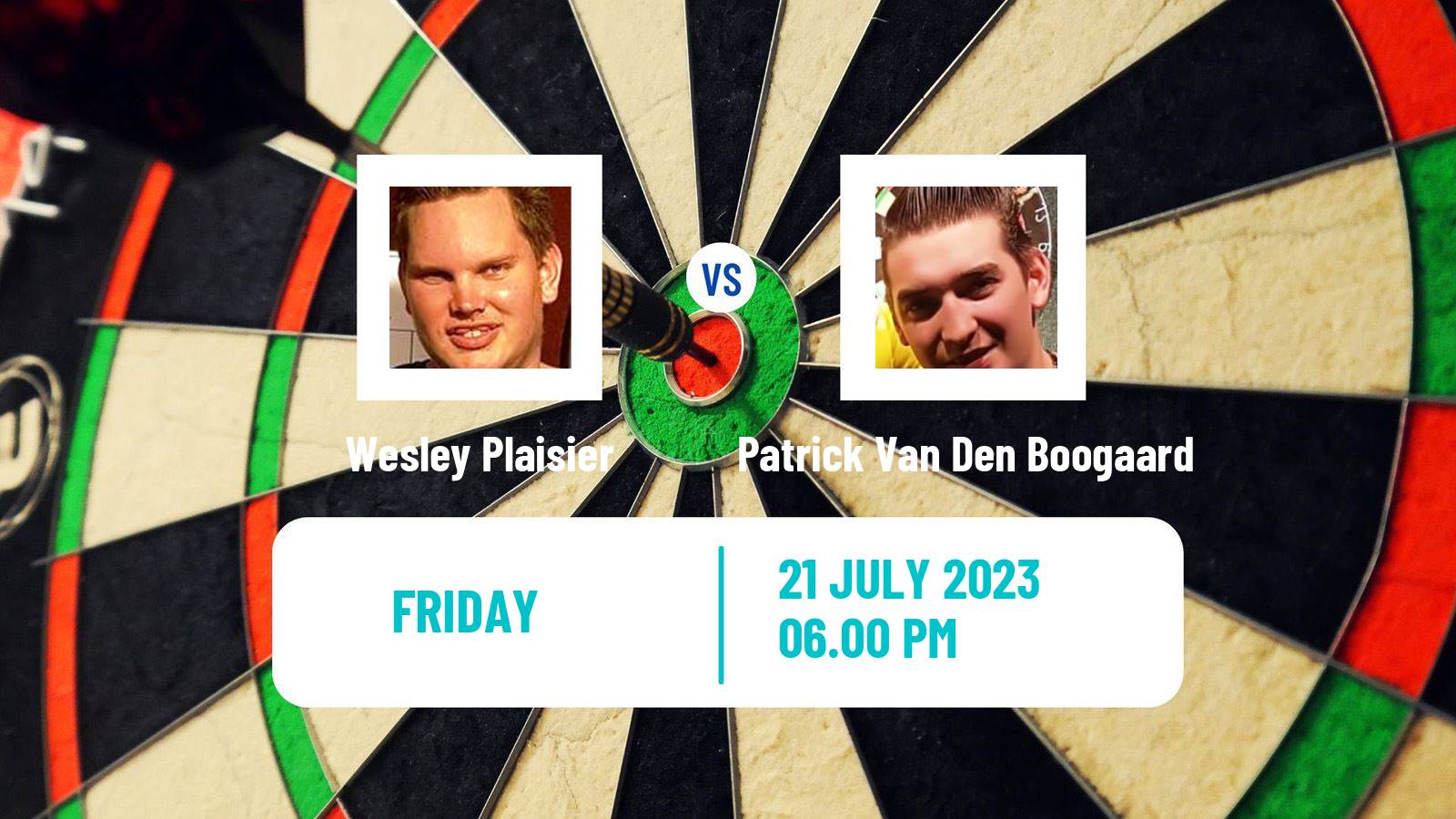 Darts Modus Super Series Wesley Plaisier - Patrick Van Den Boogaard